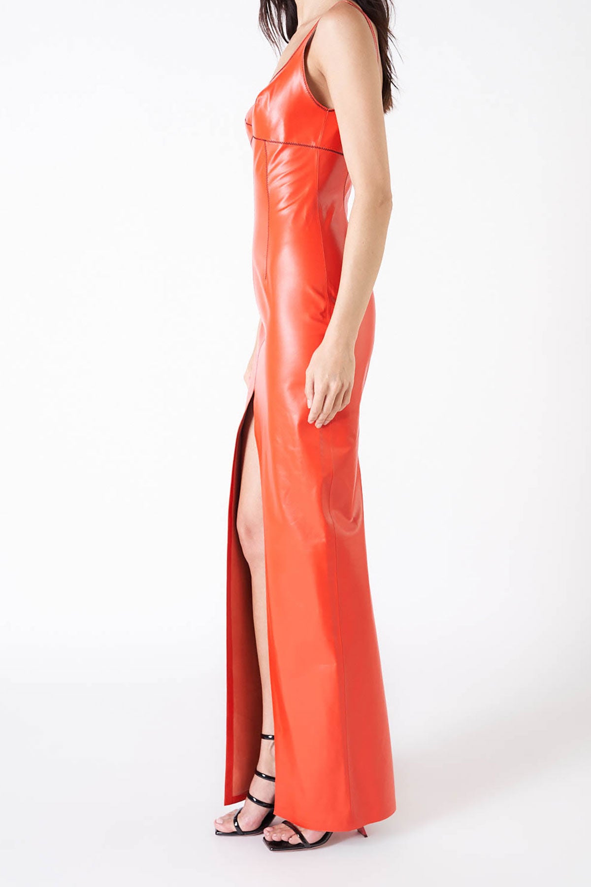 MARNI | LAMBSKIN LEATHER DRESS