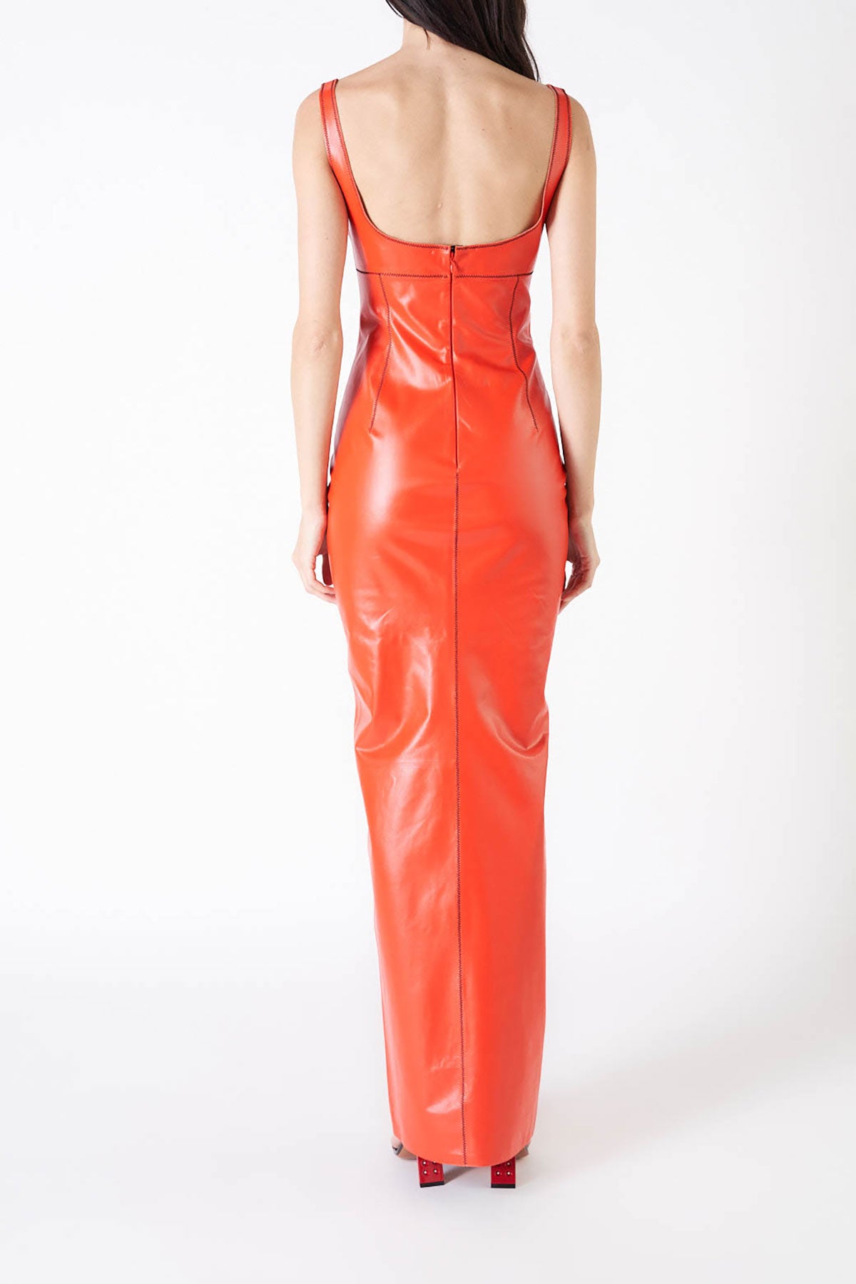 MARNI | LAMBSKIN LEATHER DRESS