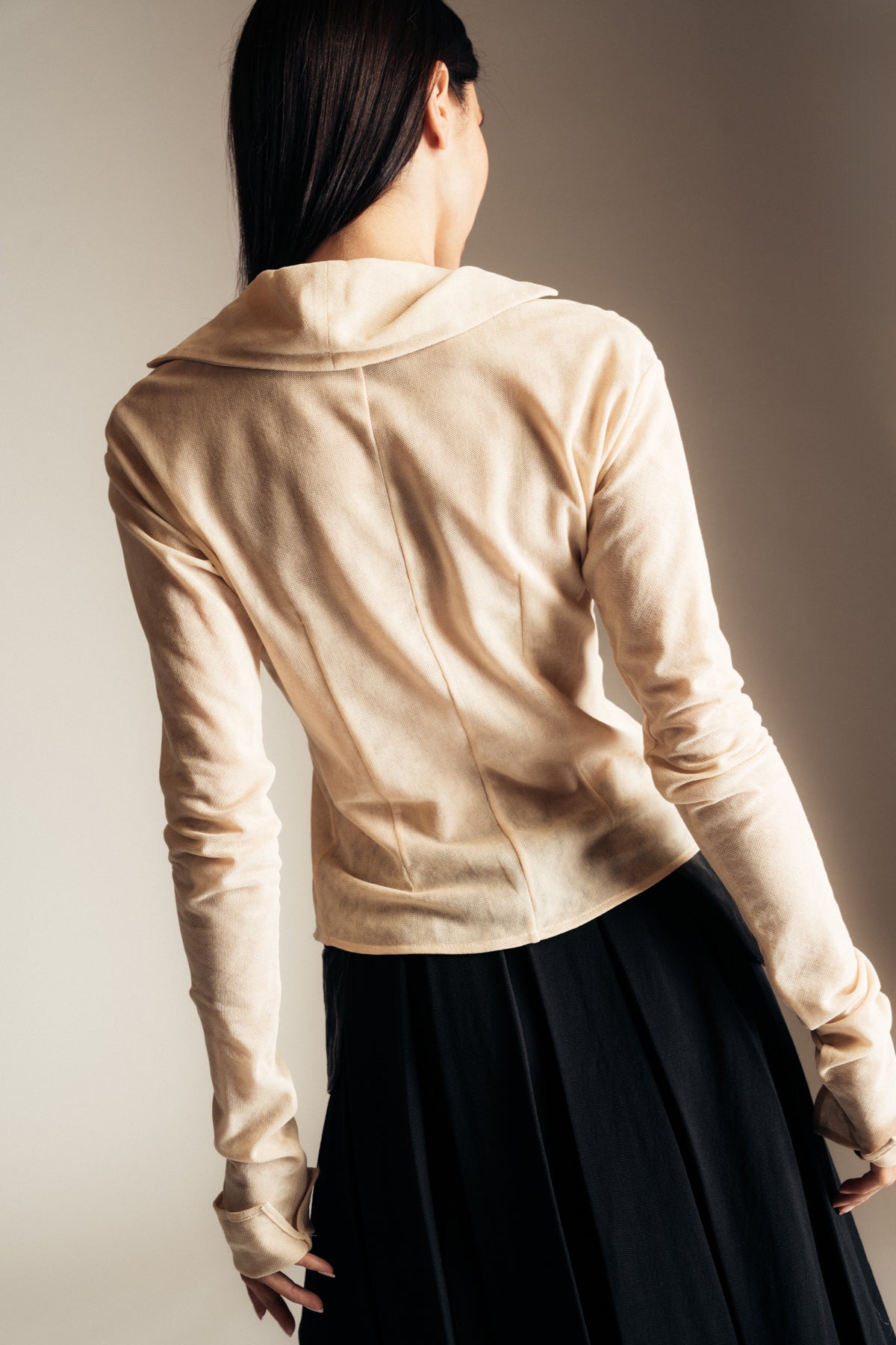 ENFANTS RICHES DÉPRIMÉS | MESH COLLARED SHIRT