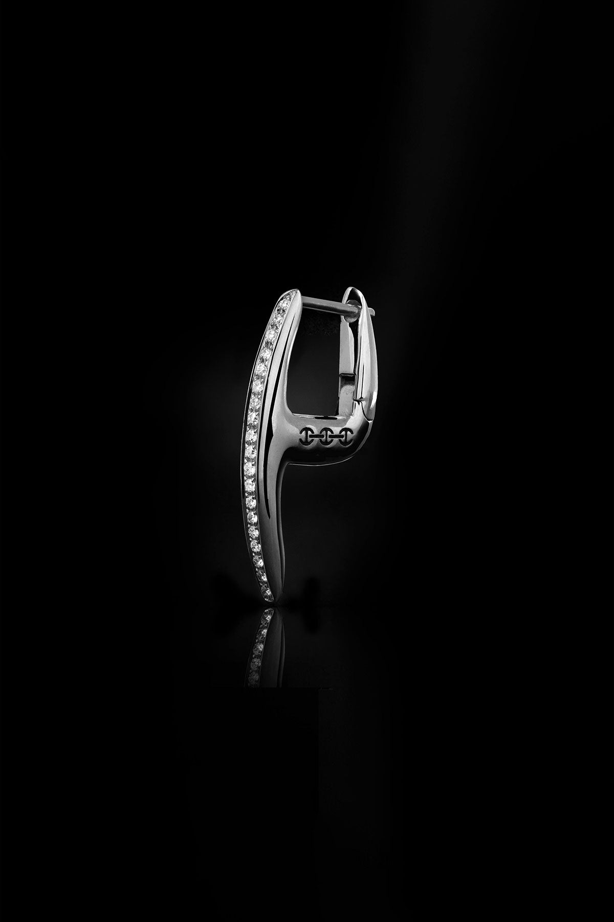 Hoorsenbuhs | Mini Axe Diamond Earrings