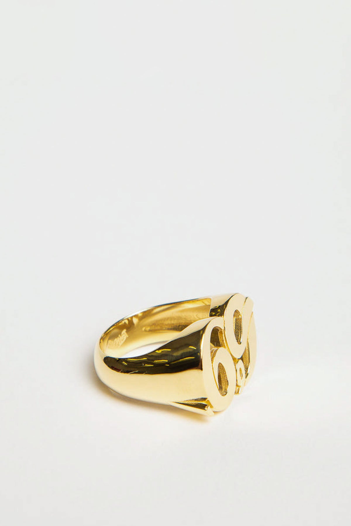 CHEMIST | YELLOW GOLD L FACE 69 RING