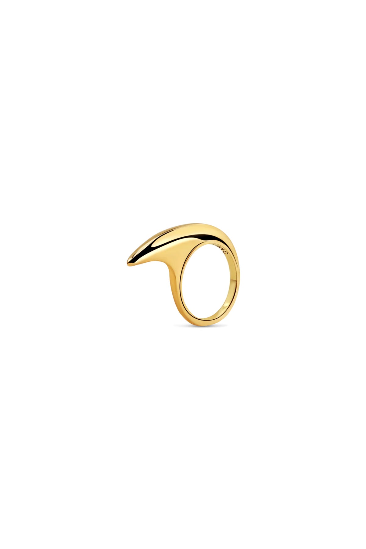 JOVANA DJURIC | SMALL YELLOW GOLD SLICE RING - MAXFIELD LA