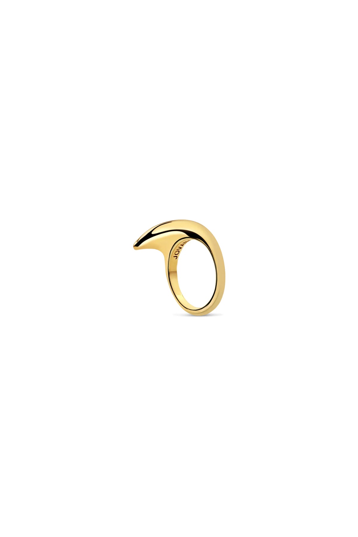 JOVANA DJURIC | SMALL YELLOW GOLD SLICE RING - MAXFIELD LA