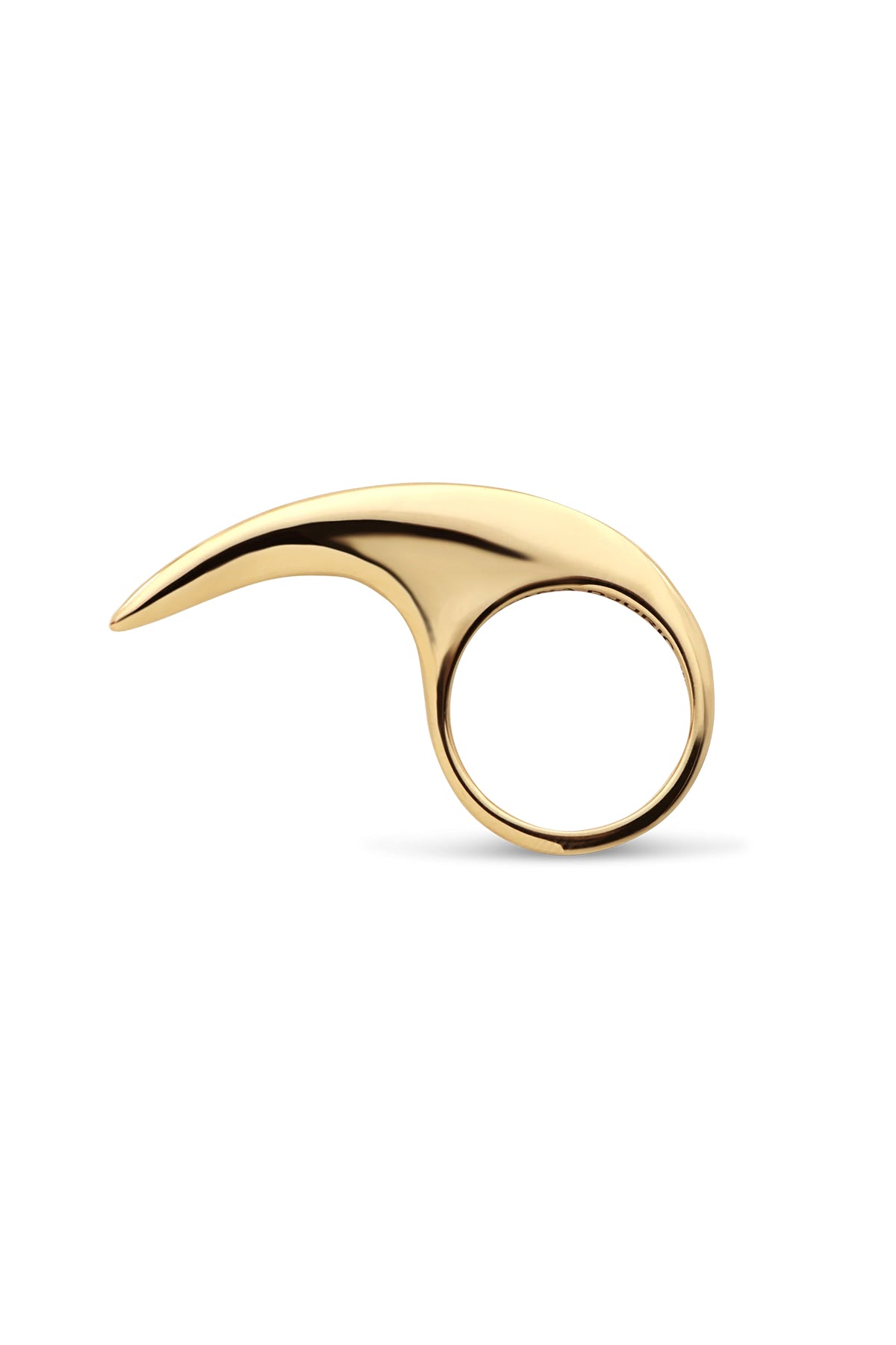 JOVANA DJURIC | MEDIUM YELLOW GOLD SLICE RING - MAXFIELD LA