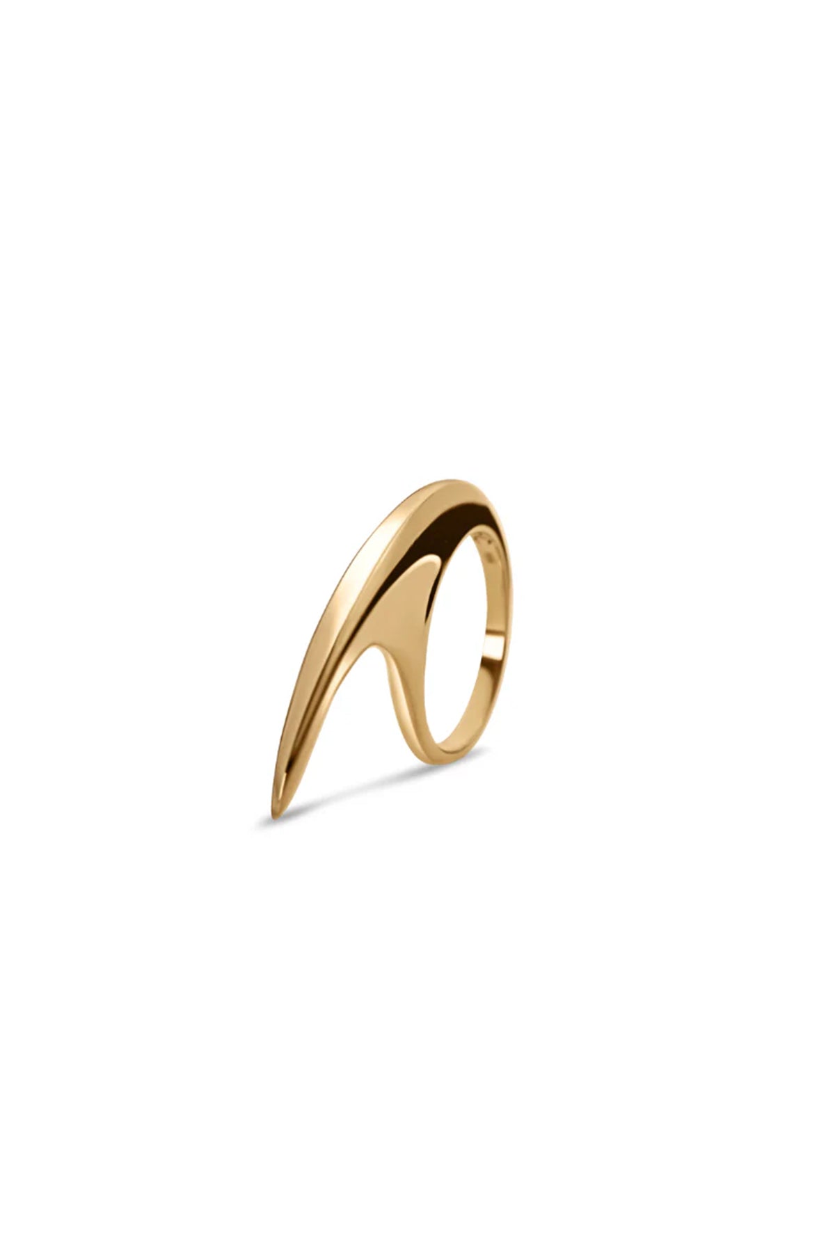 JOVANA DJURIC | MEDIUM YELLOW GOLD SLICE RING - MAXFIELD LA