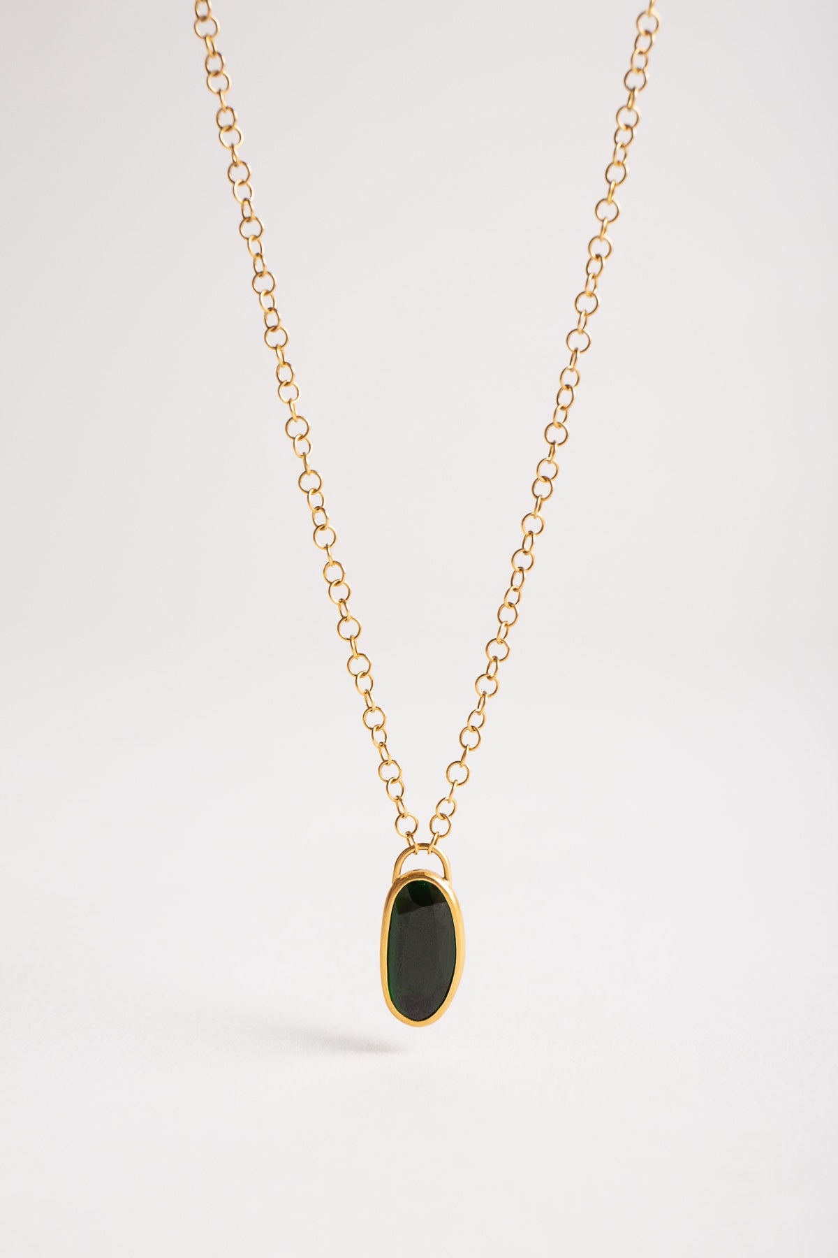 ELI HALILI | 24KYG GREEN TOURMALINE NECKLACE