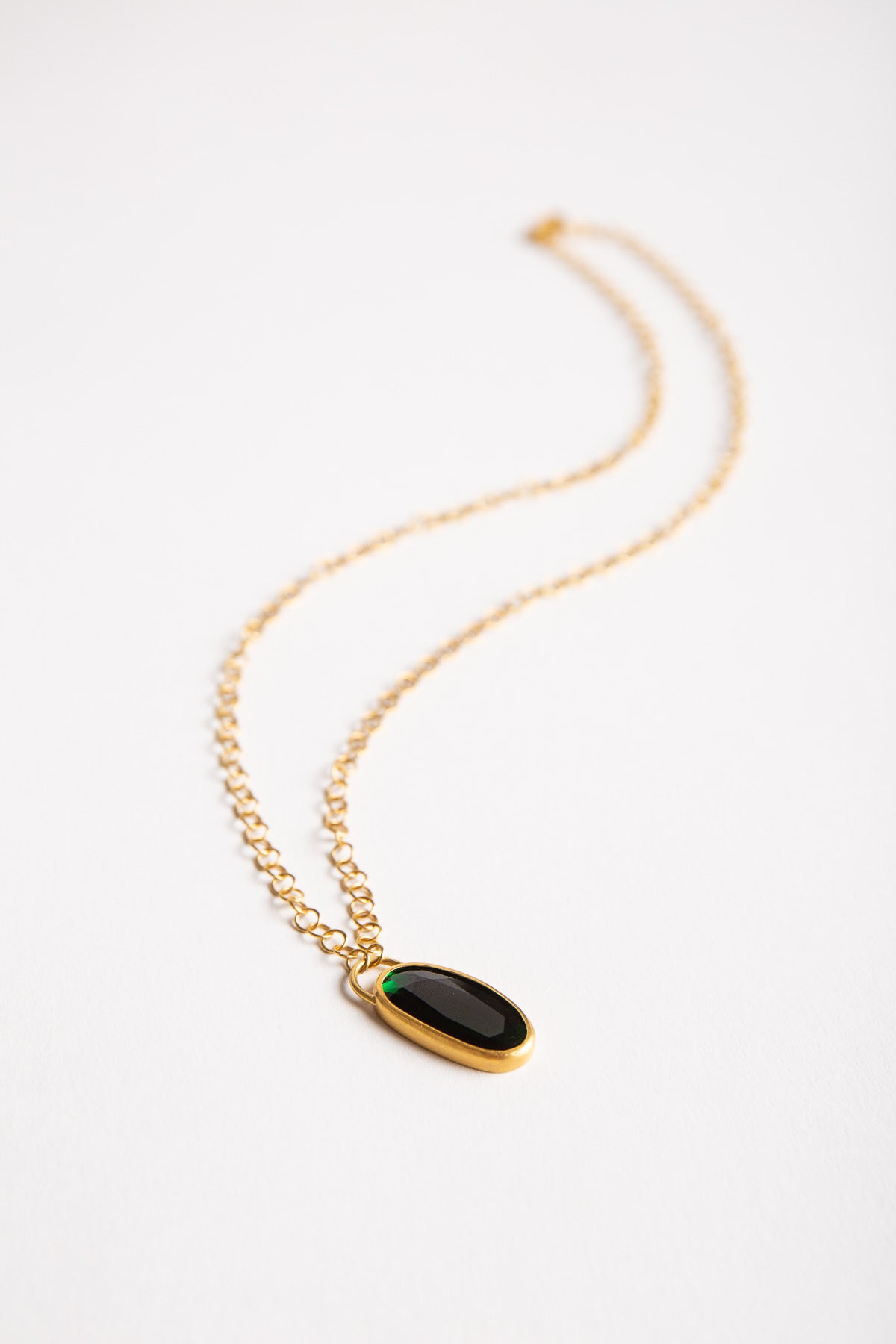 ELI HALILI | 24KYG GREEN TOURMALINE NECKLACE