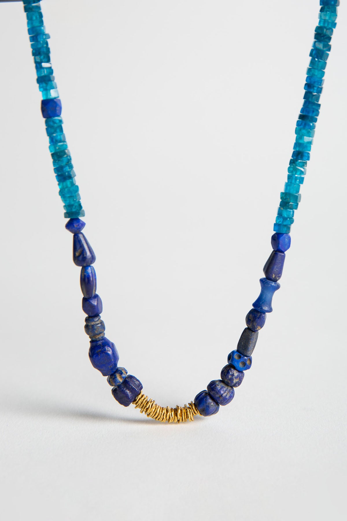 ELI HALILI | APATITE/LAPIS NECKLACE