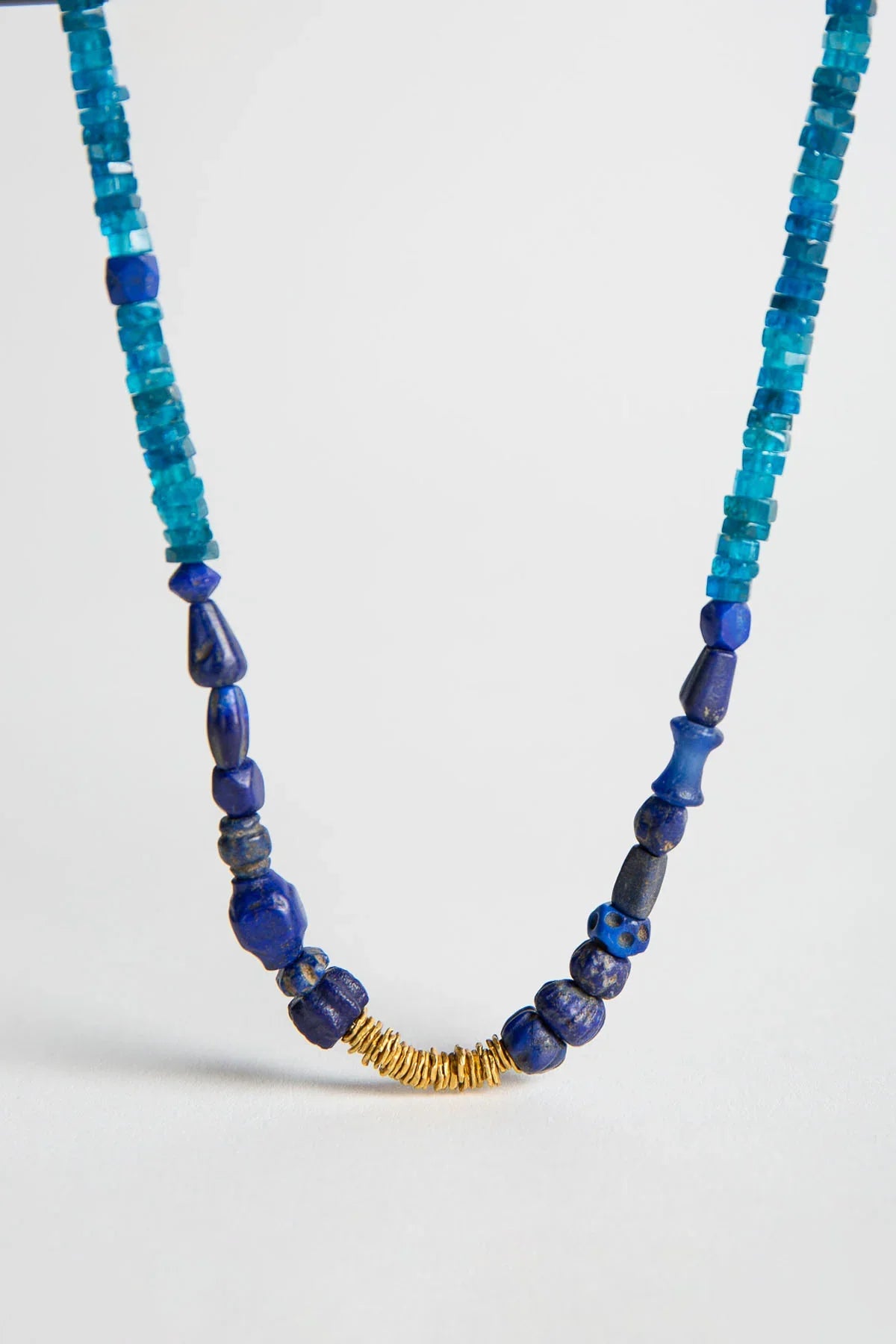 ELI HALILI | APATITE/LAPIS NECKLACE