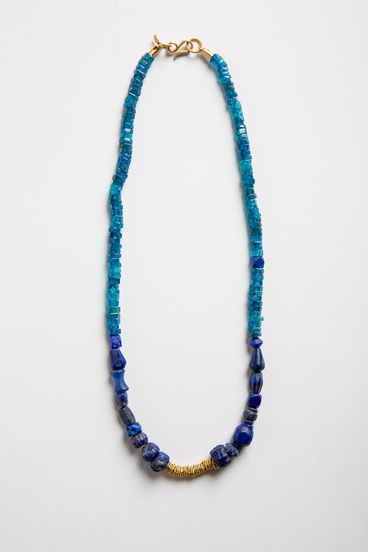 ELI HALILI | APATITE/LAPIS NECKLACE