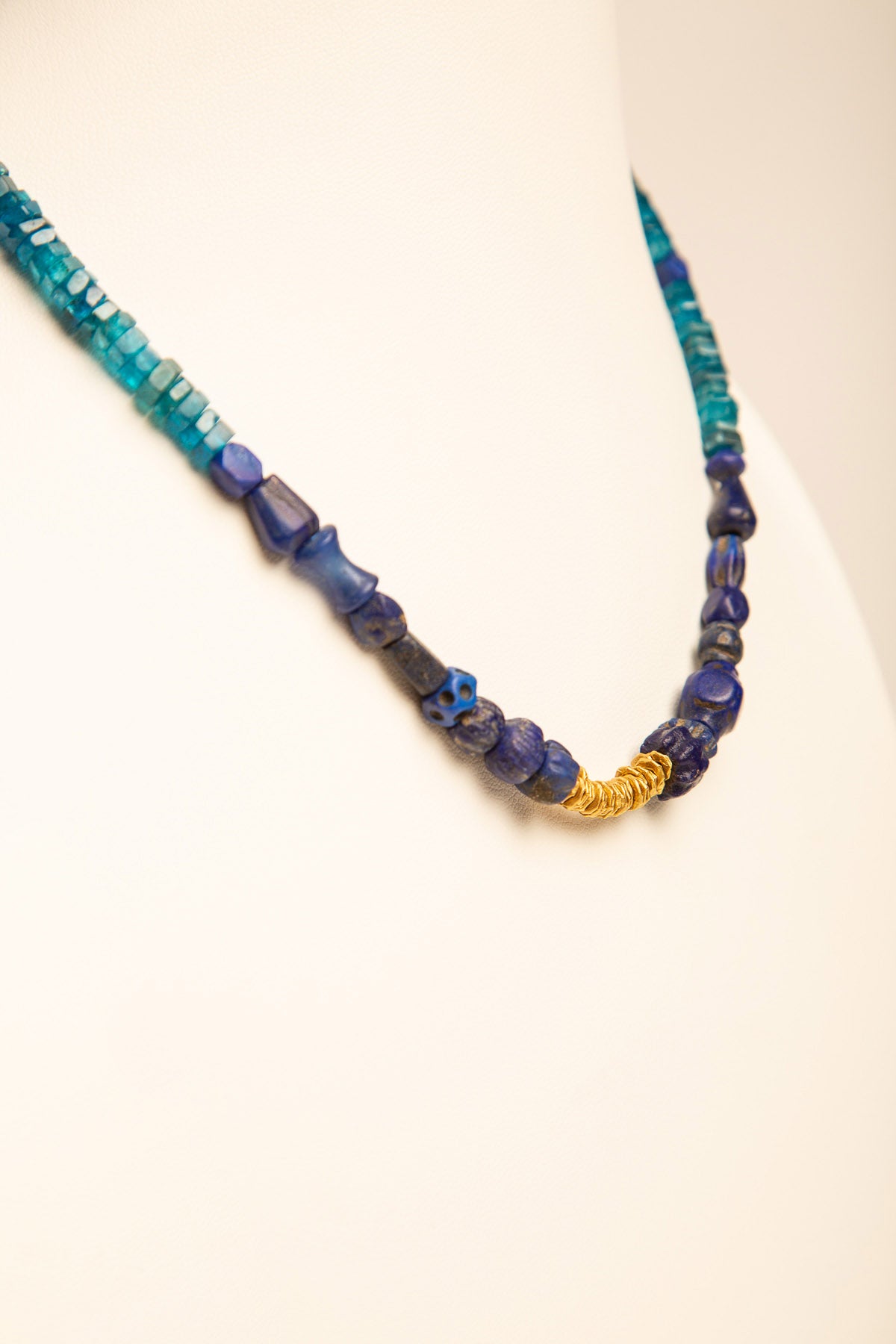 ELI HALILI | APATITE/LAPIS NECKLACE