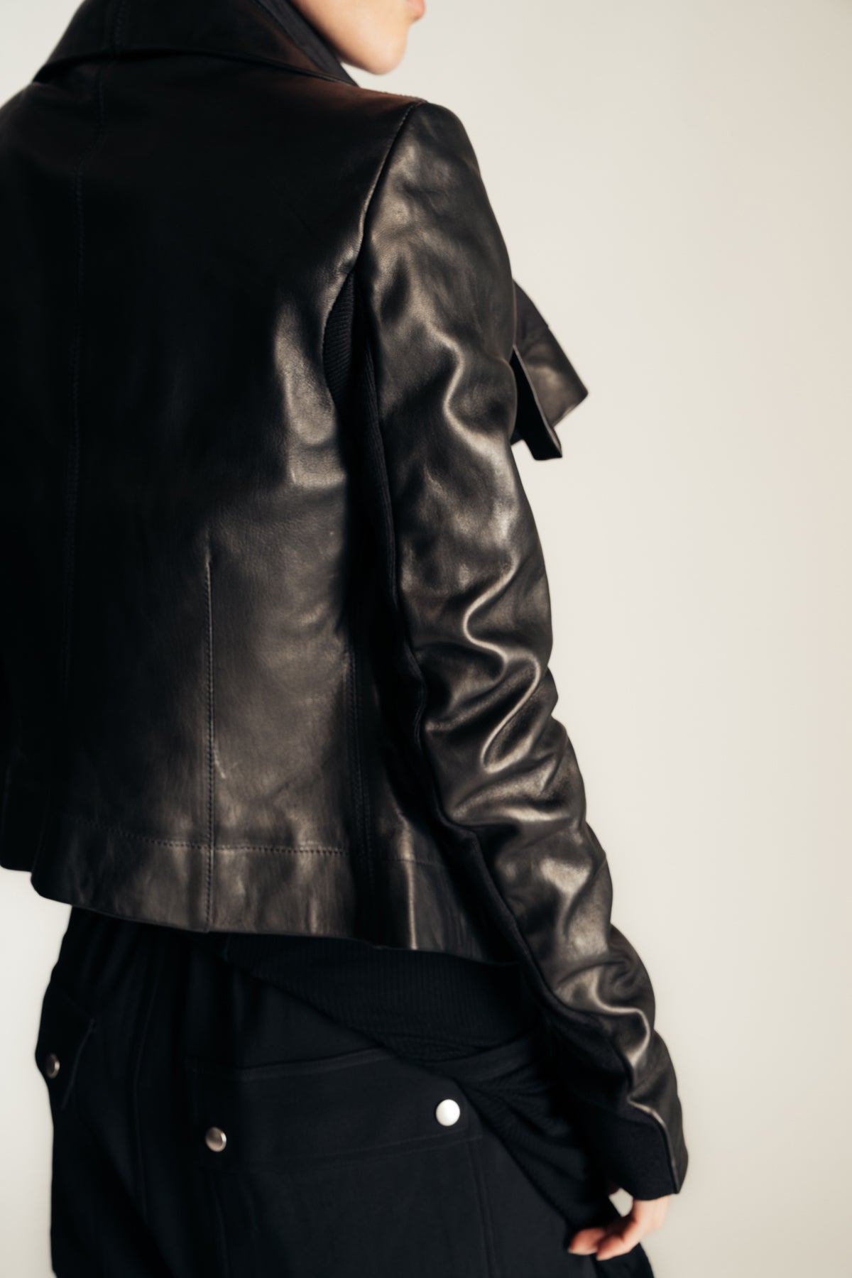 RICK OWENS | CLASSIC LEATHER BIKER JACKET