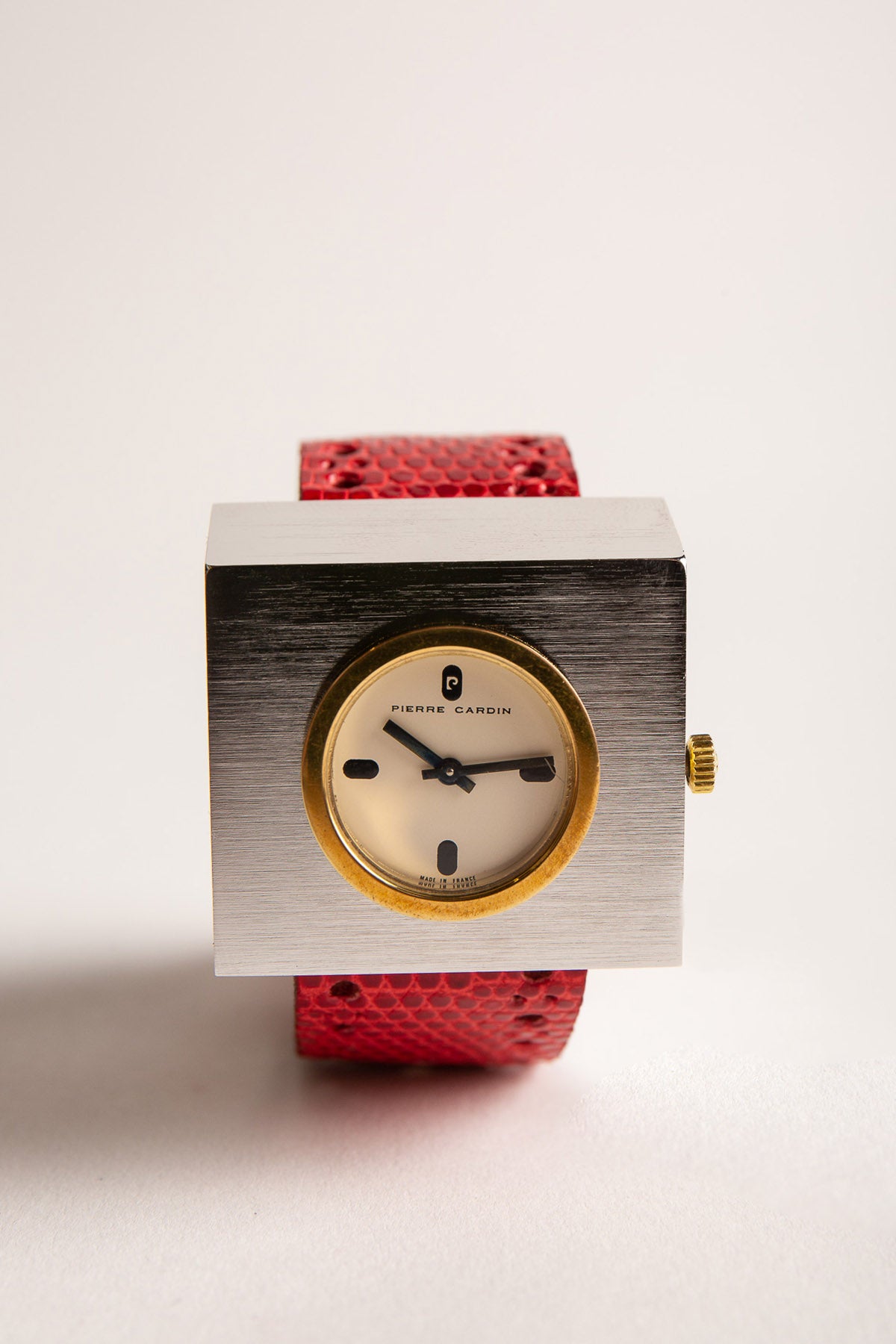 PIERRE CARDIN | 1971 STAINLESS STEEL DRIVER'S WRIST WATCH