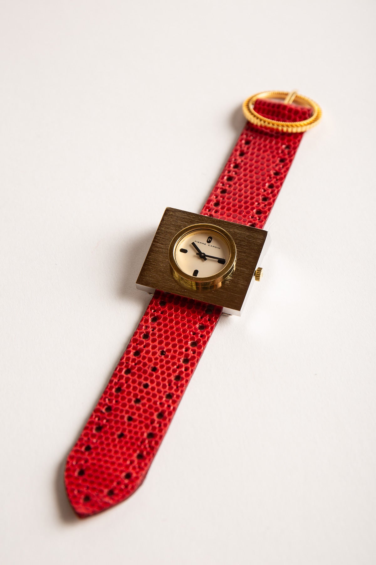 PIERRE CARDIN | 1971 STAINLESS STEEL DRIVER'S WRIST WATCH