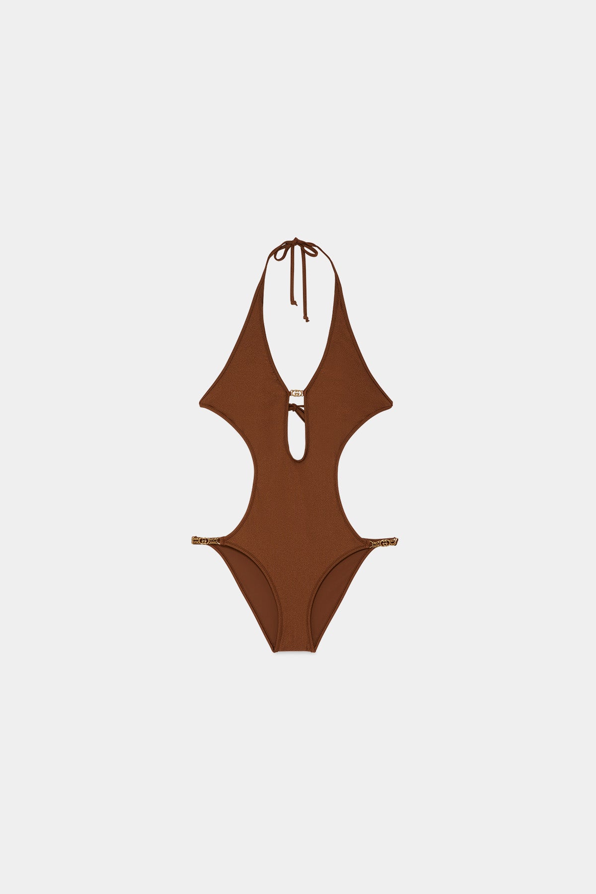 GUCCI | SPARKLING JERSEY SWIMSUIT WITH INTERLOCKING G