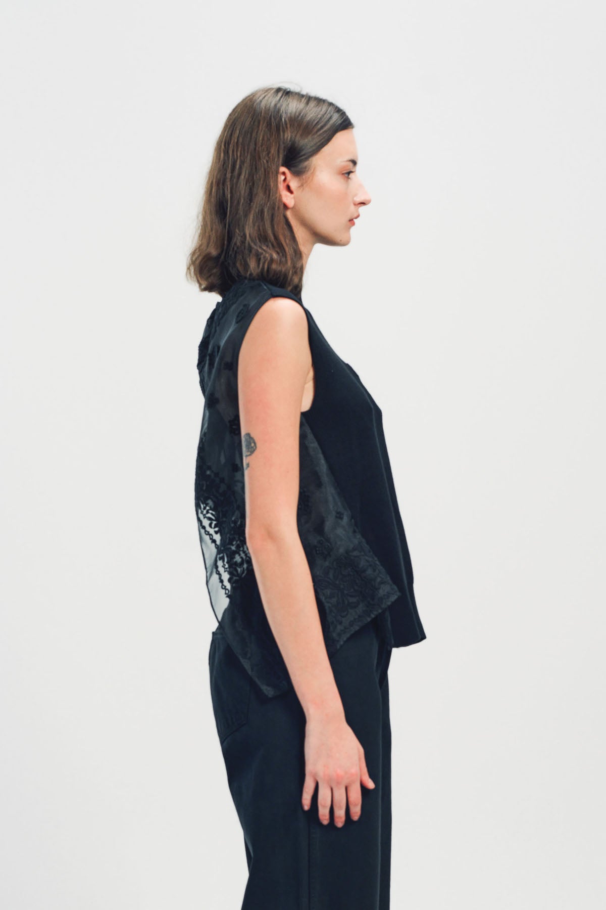 SACAI | BANDANA EMBROIDERED PULLOVER