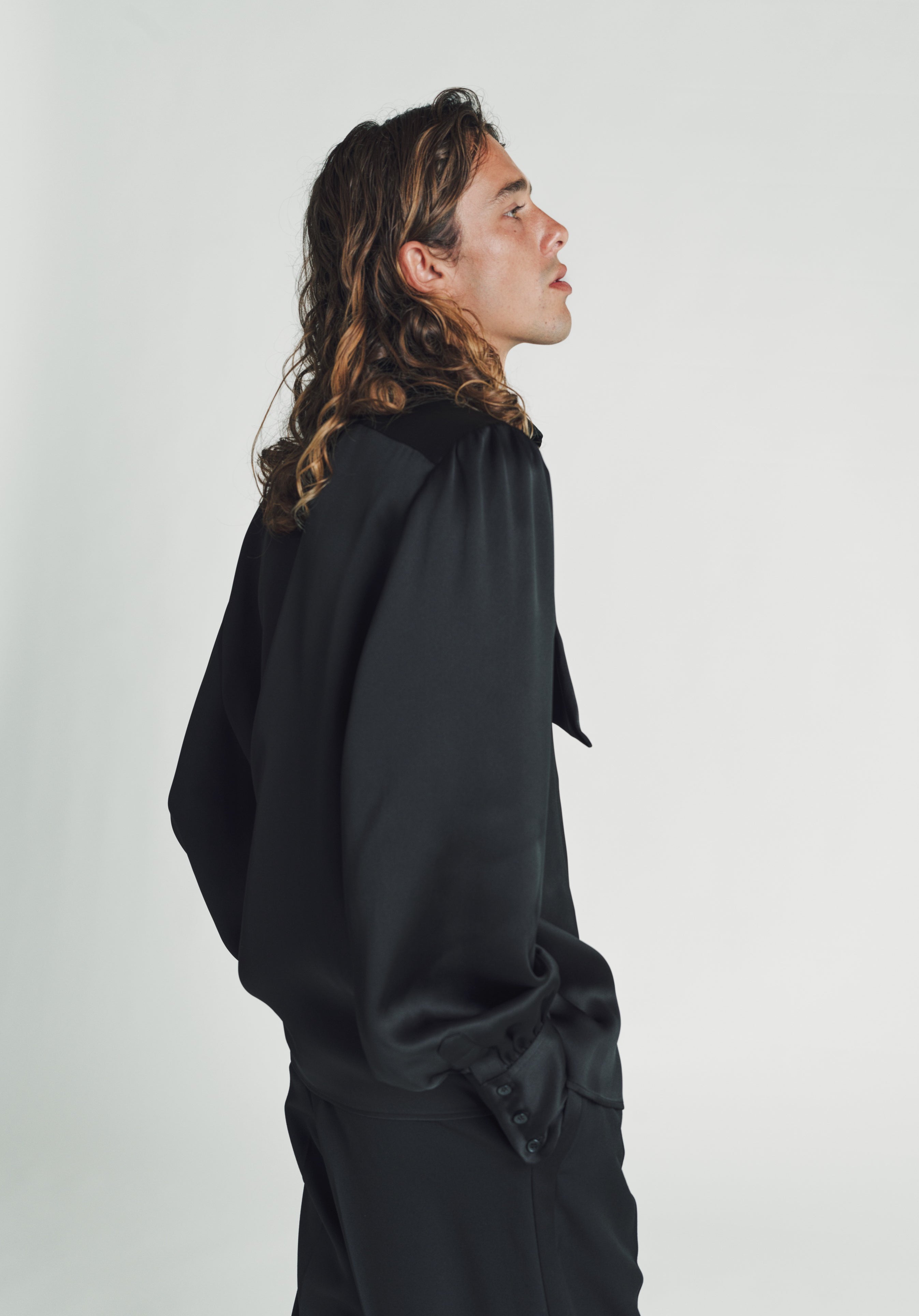 SAINT LAURENT | SILK LONG SLEEVE SHIRT