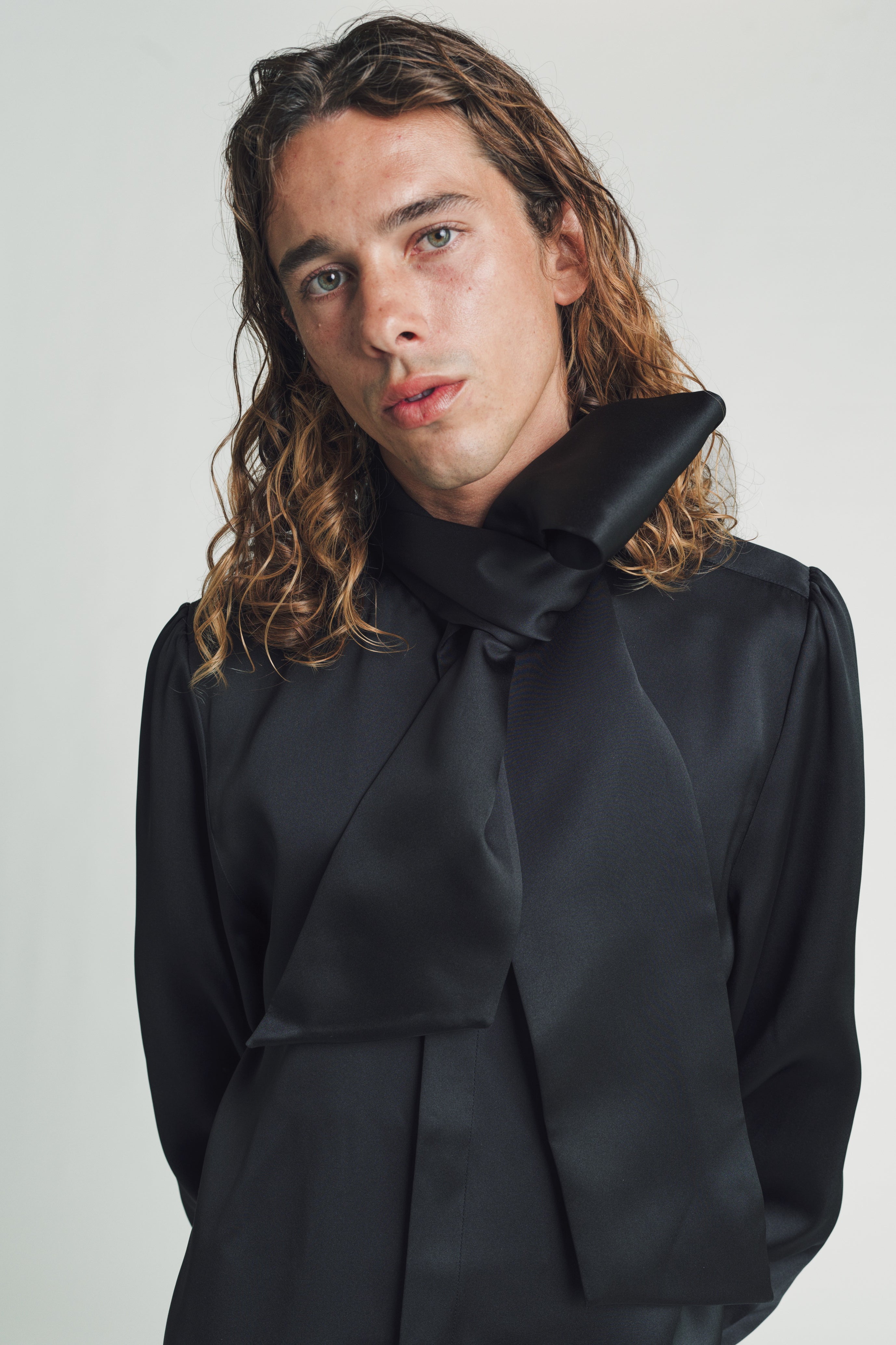 SAINT LAURENT | SILK LONG SLEEVE SHIRT