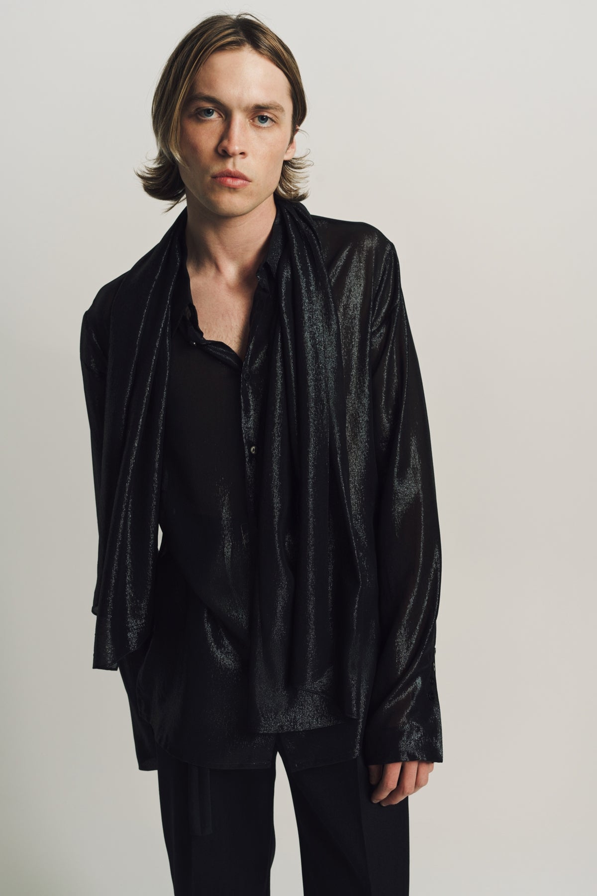 SAPIO | LAME SCARF - MAXFIELD LA
