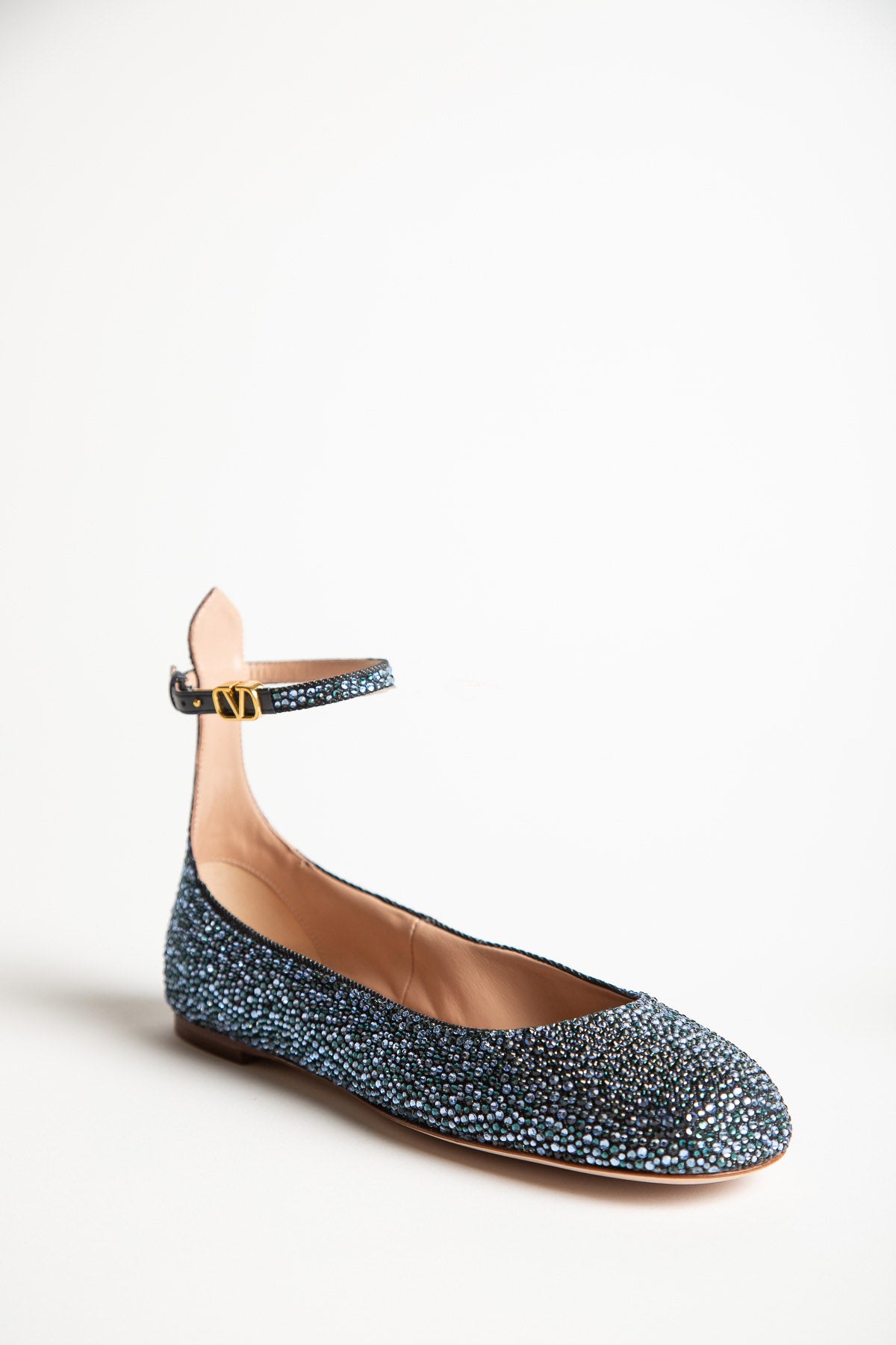 VALENTINO GARAVANI | DENIM BALLERINA FLATS