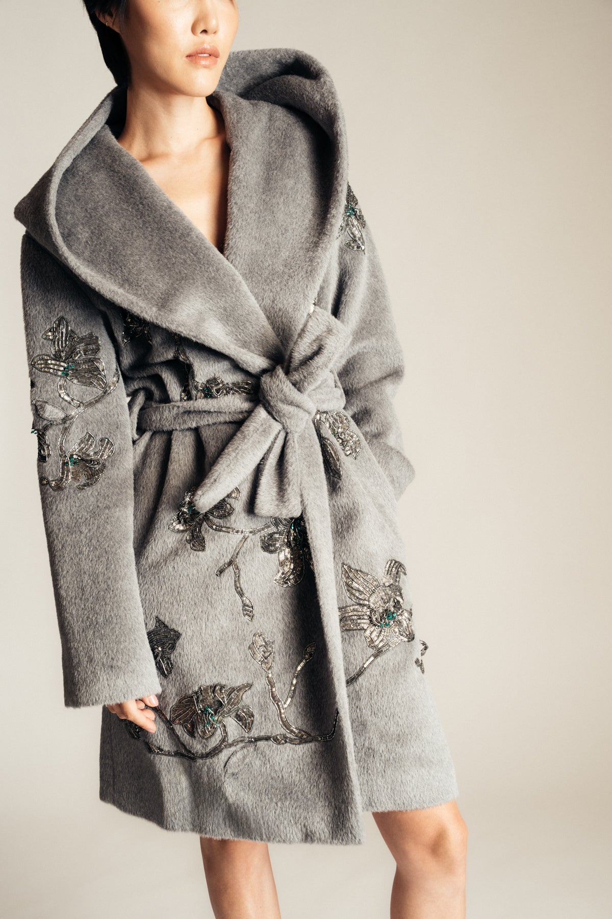 VALENTINO | EMBROIDERED LUX COAT