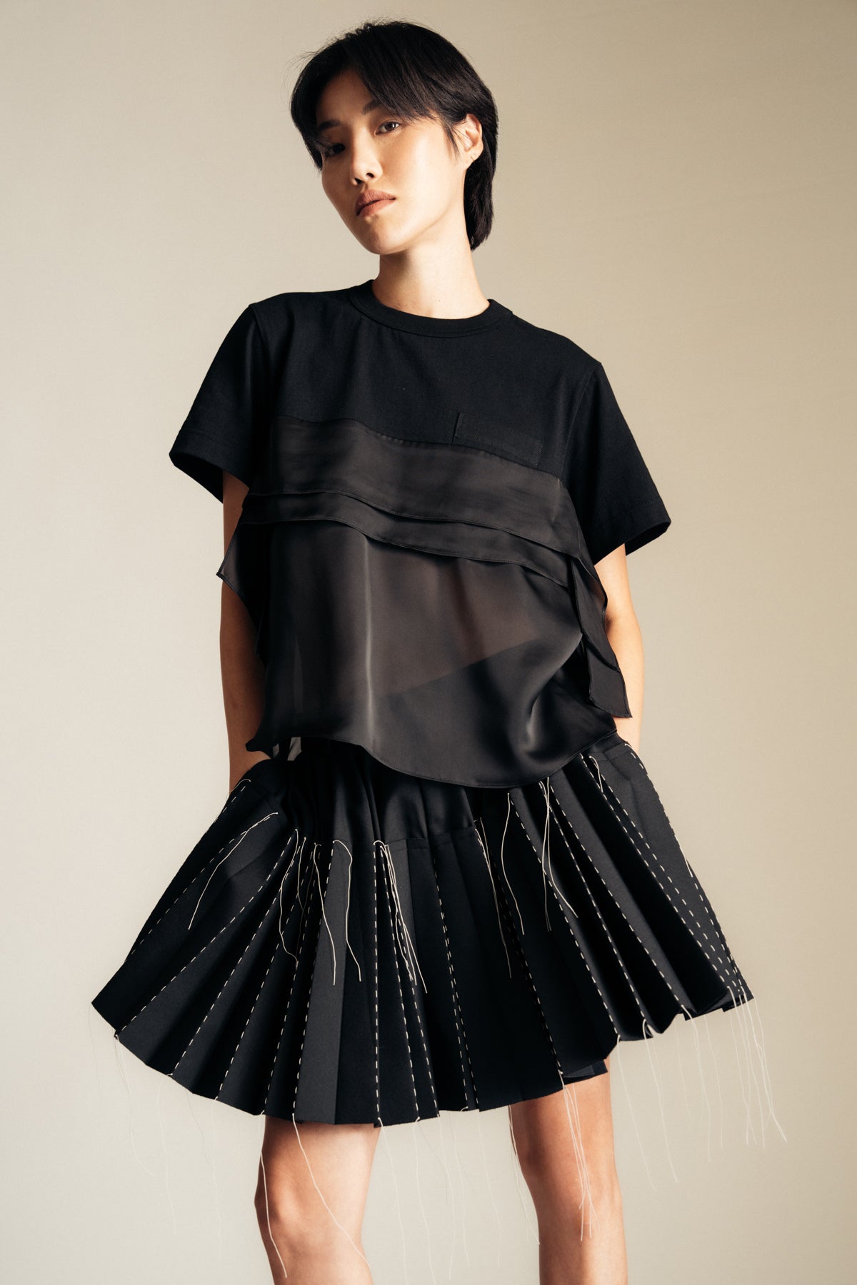 SACAI | SUITING BONDING SHORT
