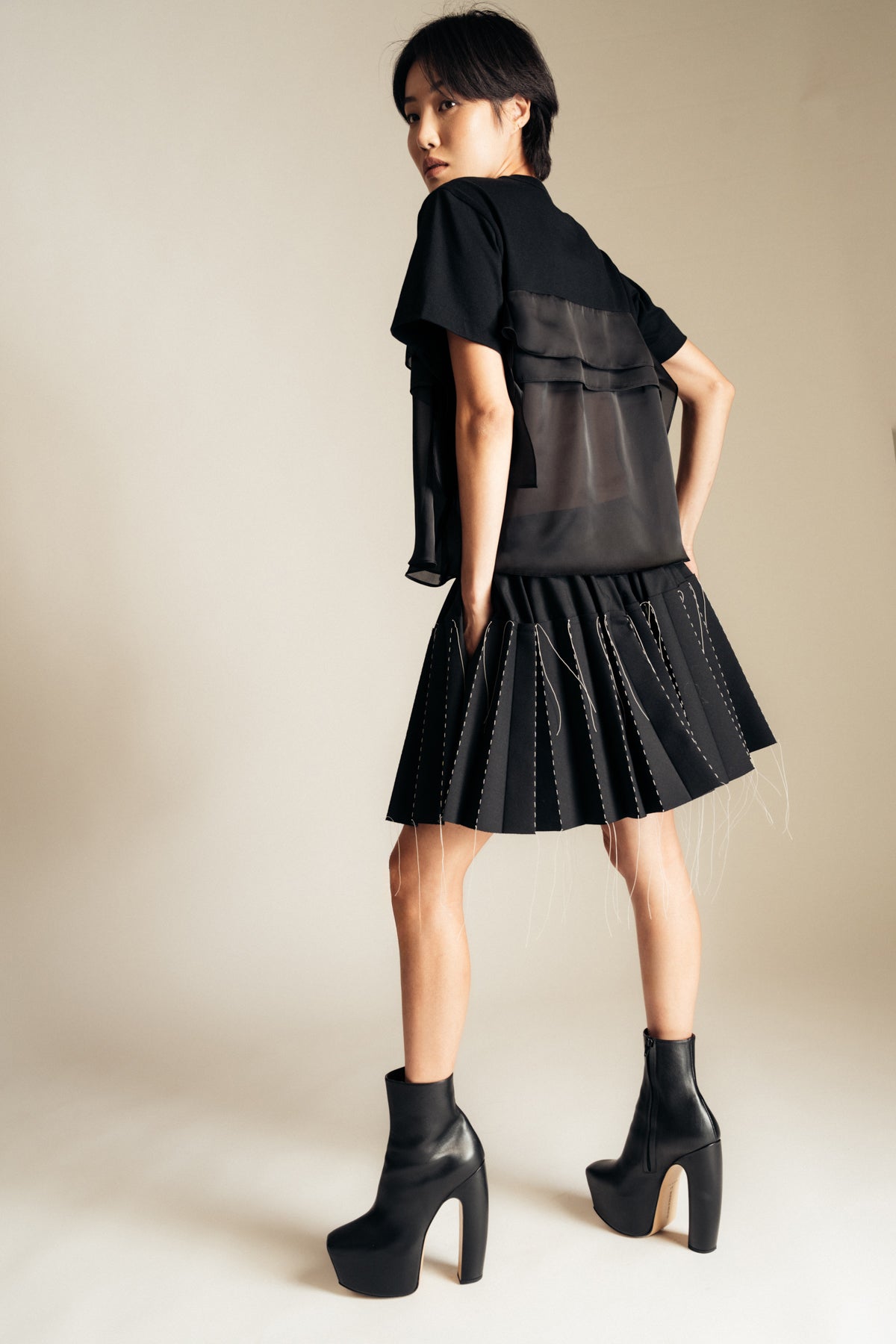 SACAI | SUITING BONDING SHORT