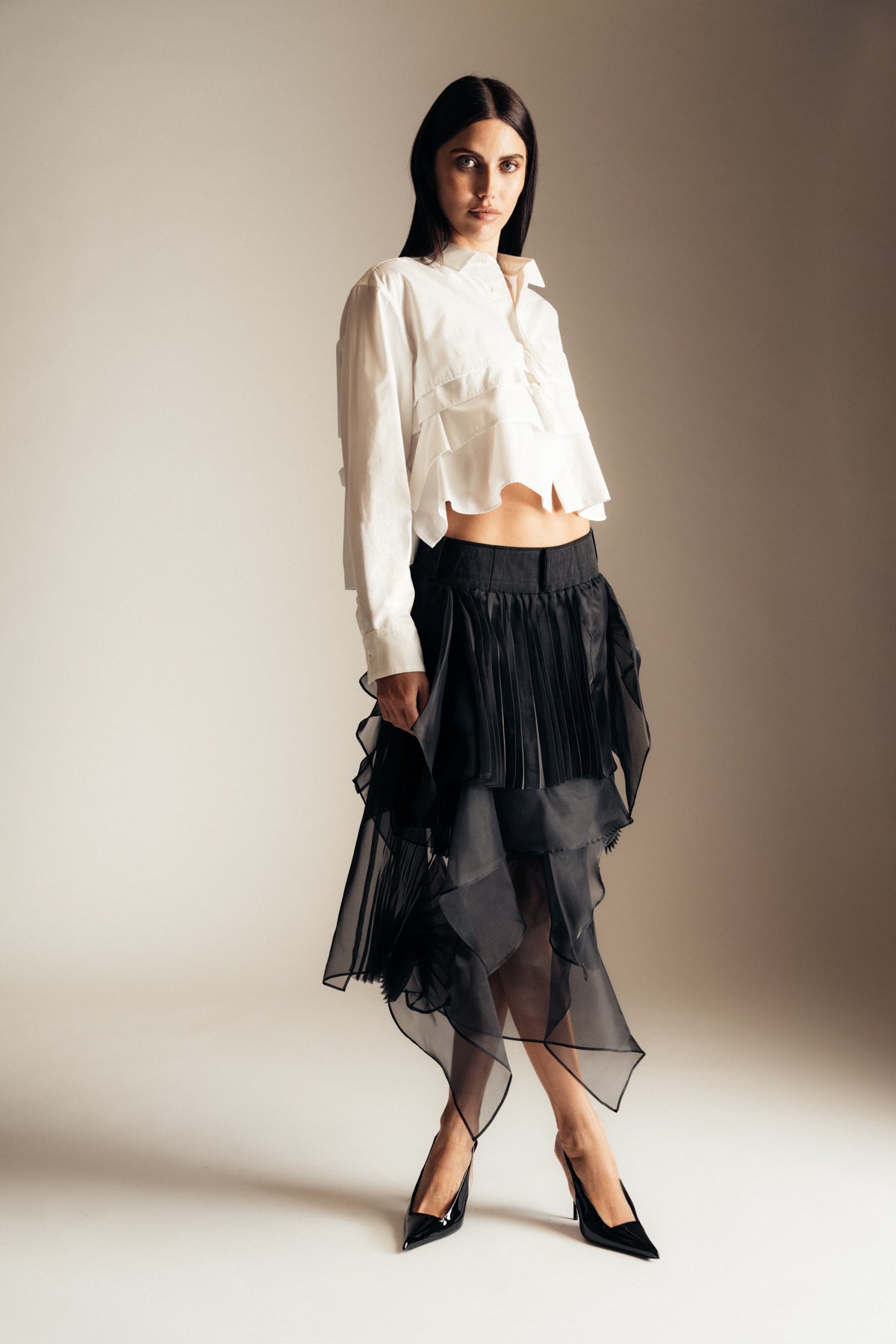 SACAI | COTTON POPLIN SHIRT