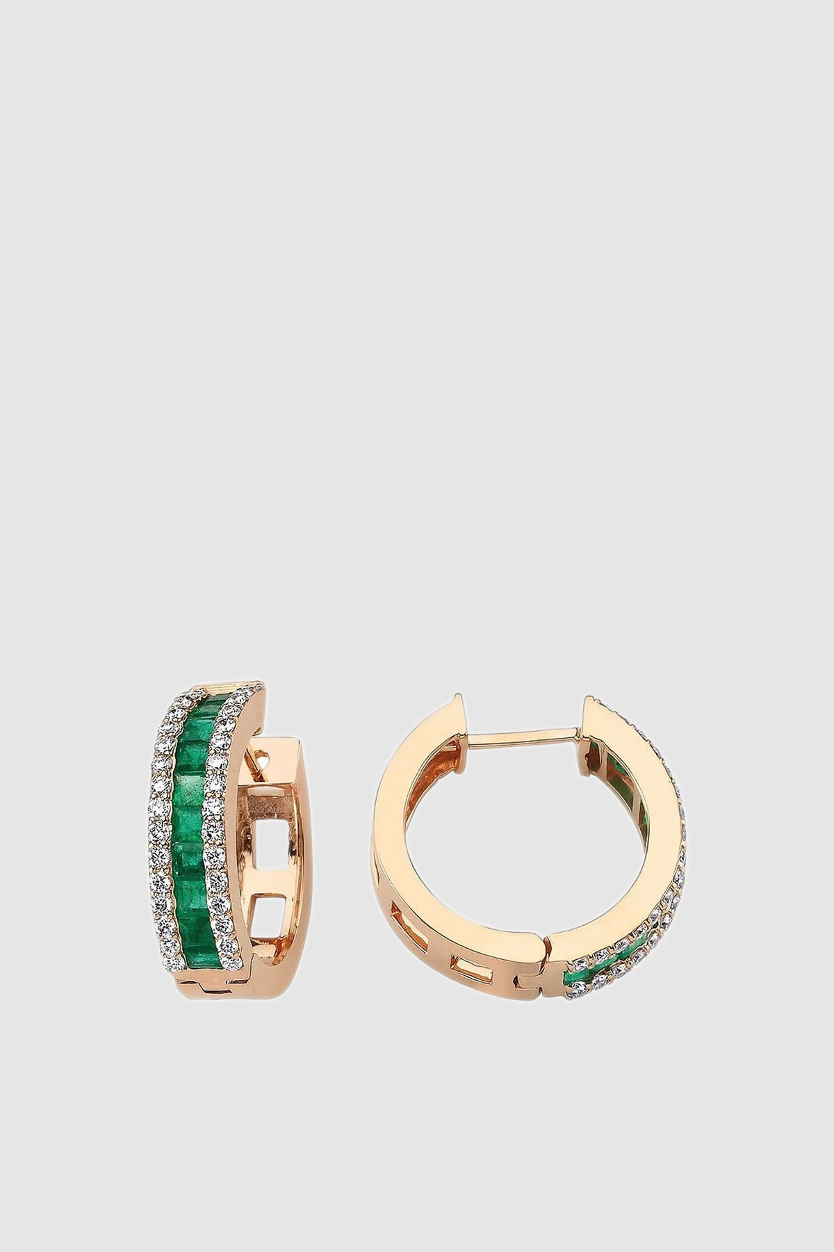 BEE GODDESS | 18K ROSE GOLD MONDRIAN EARRINGS