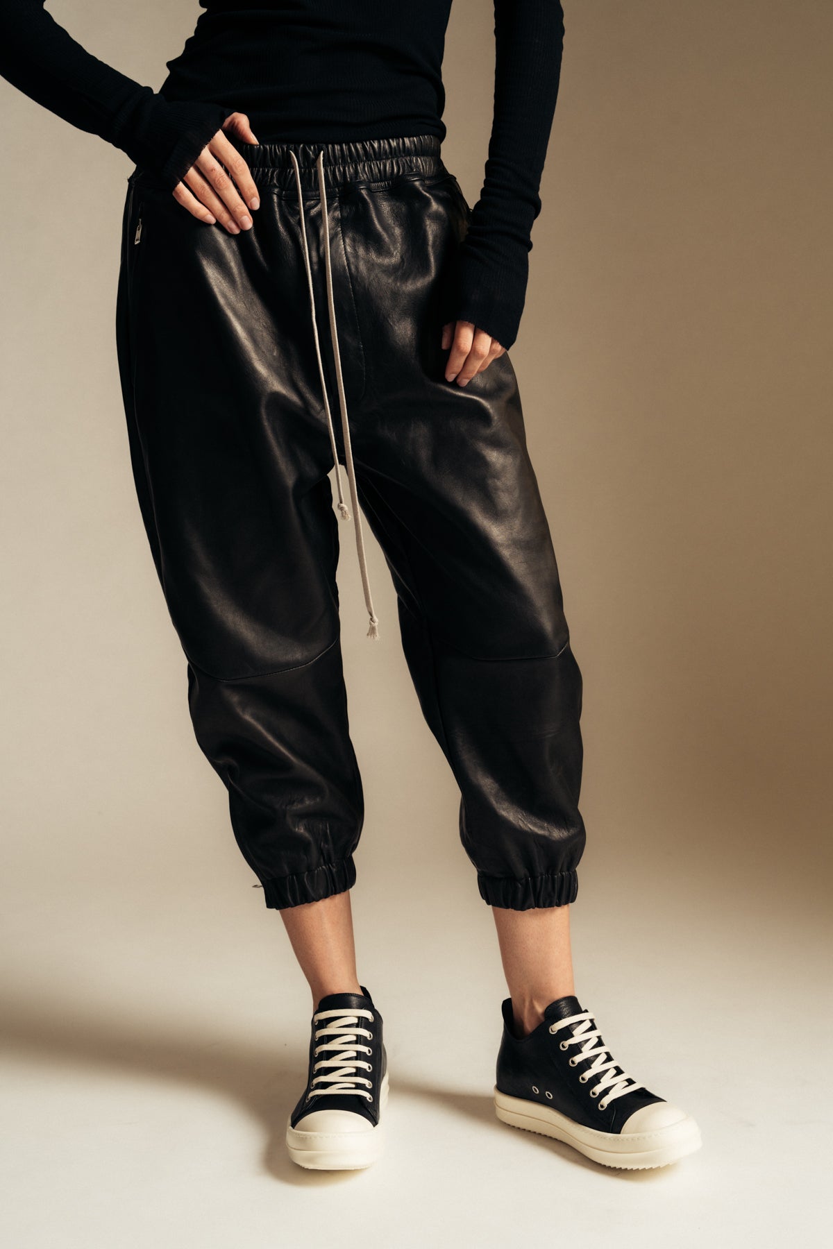 RICK OWENS | CROPPED TRACK PANTS