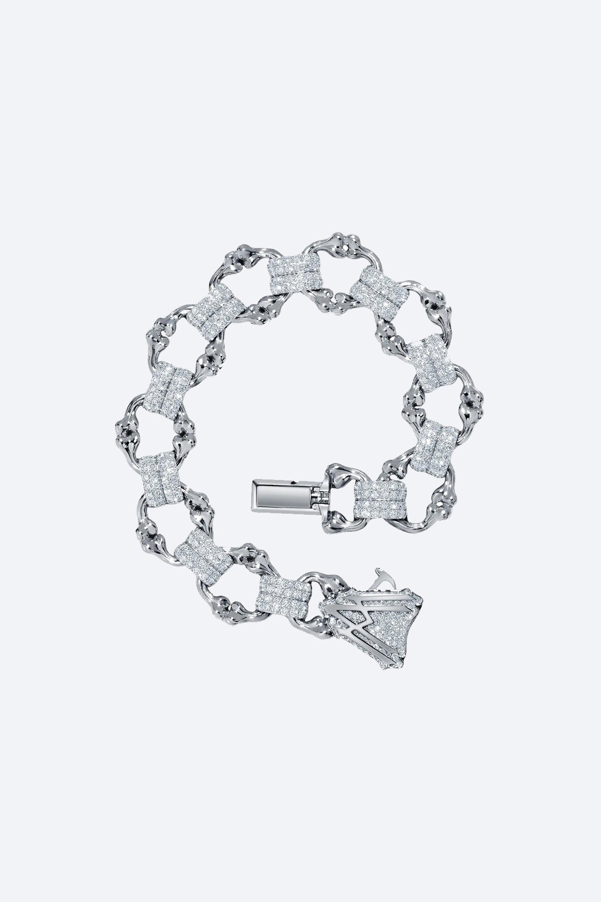 ALEX MOSS | CRUSHED BONES BRACELET - WHITE