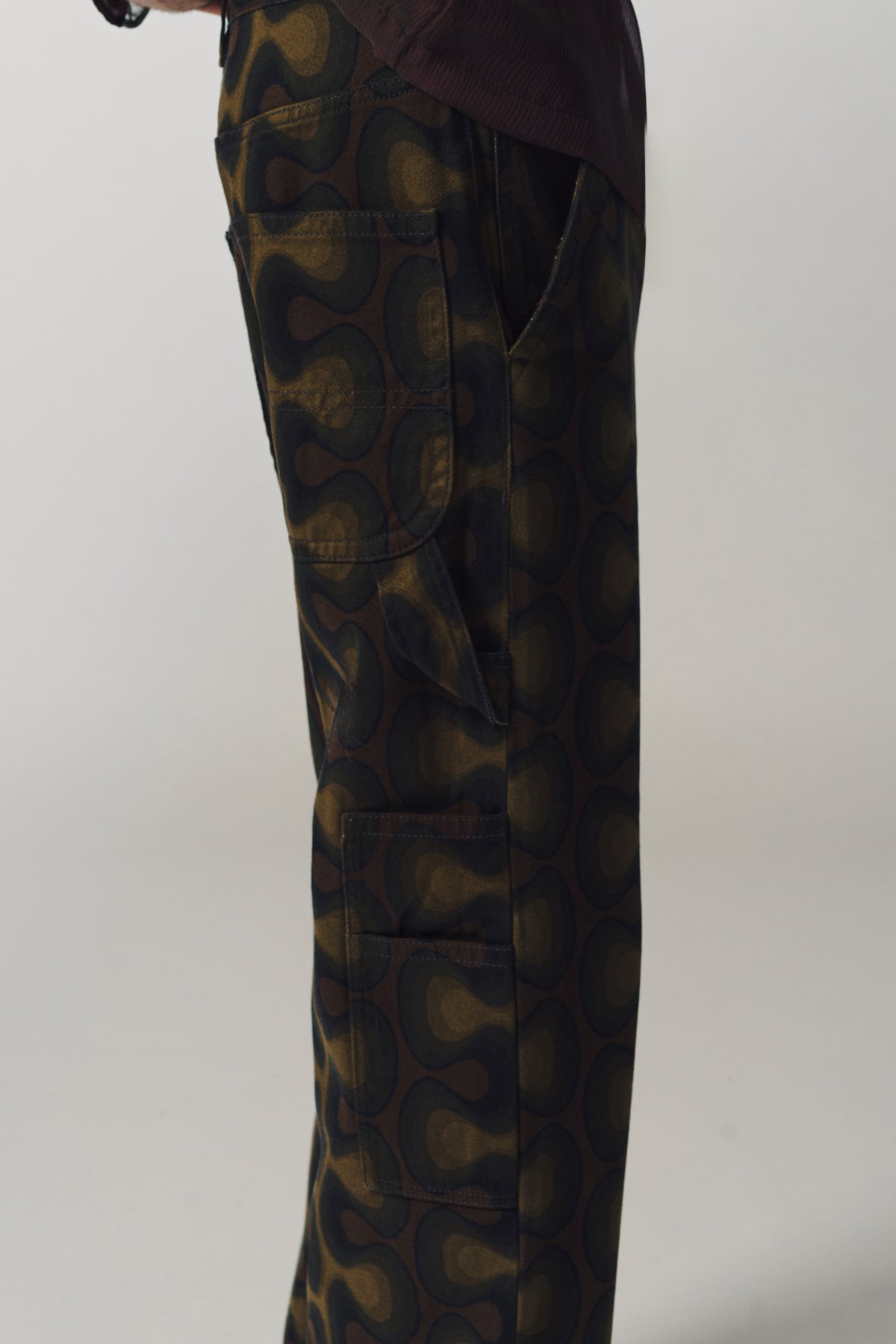 DRIES VAN NOTEN | PRINTED DENIM JEANS - MAXFIELD LA