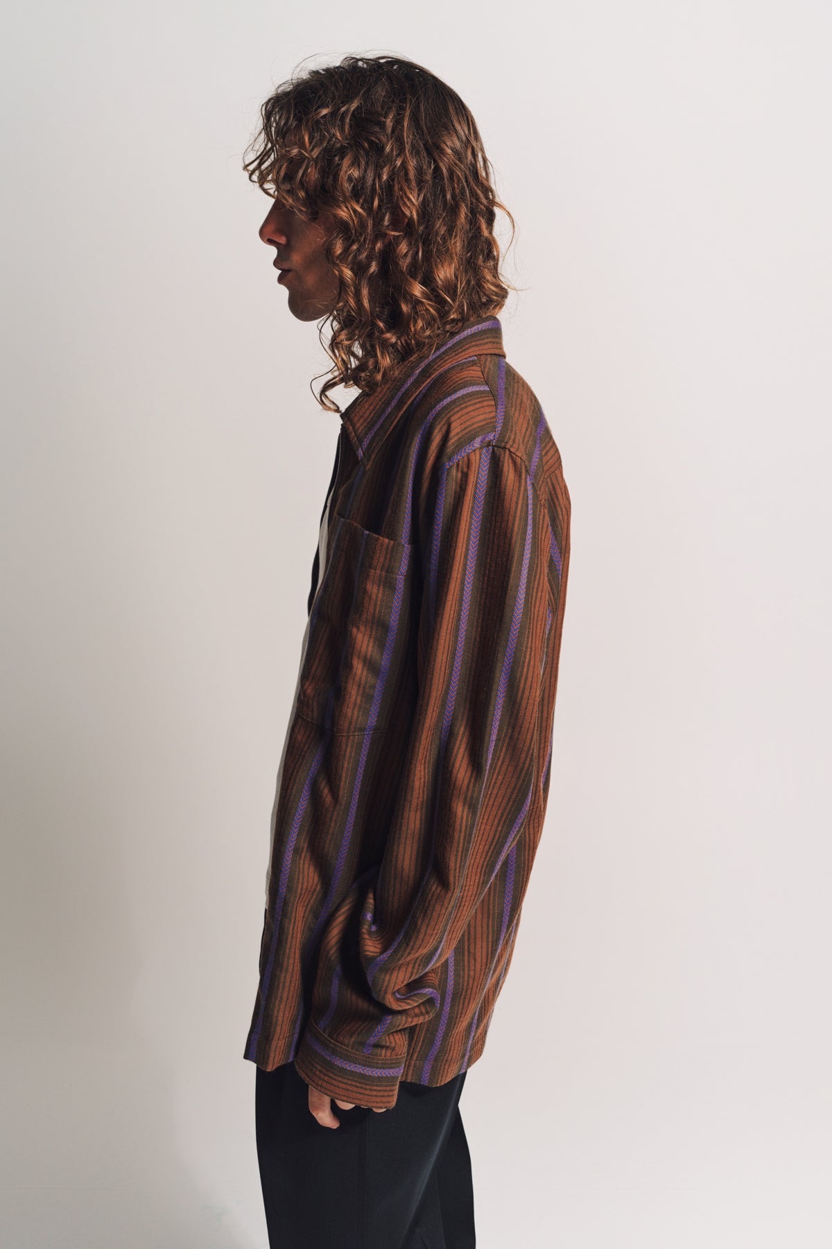 WALES BONNER | CHORUS ZIP SHIRT - MAXFIELD LA