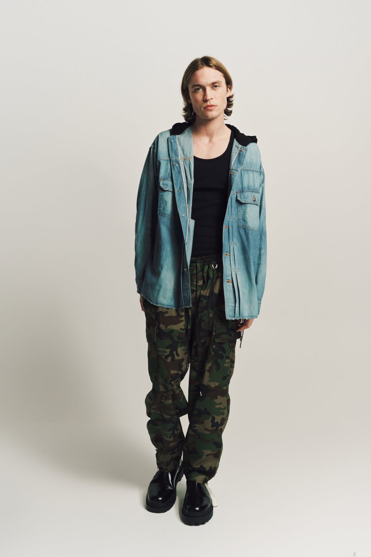 MASTERMIND | WIDE CAMO CARGO PANTS