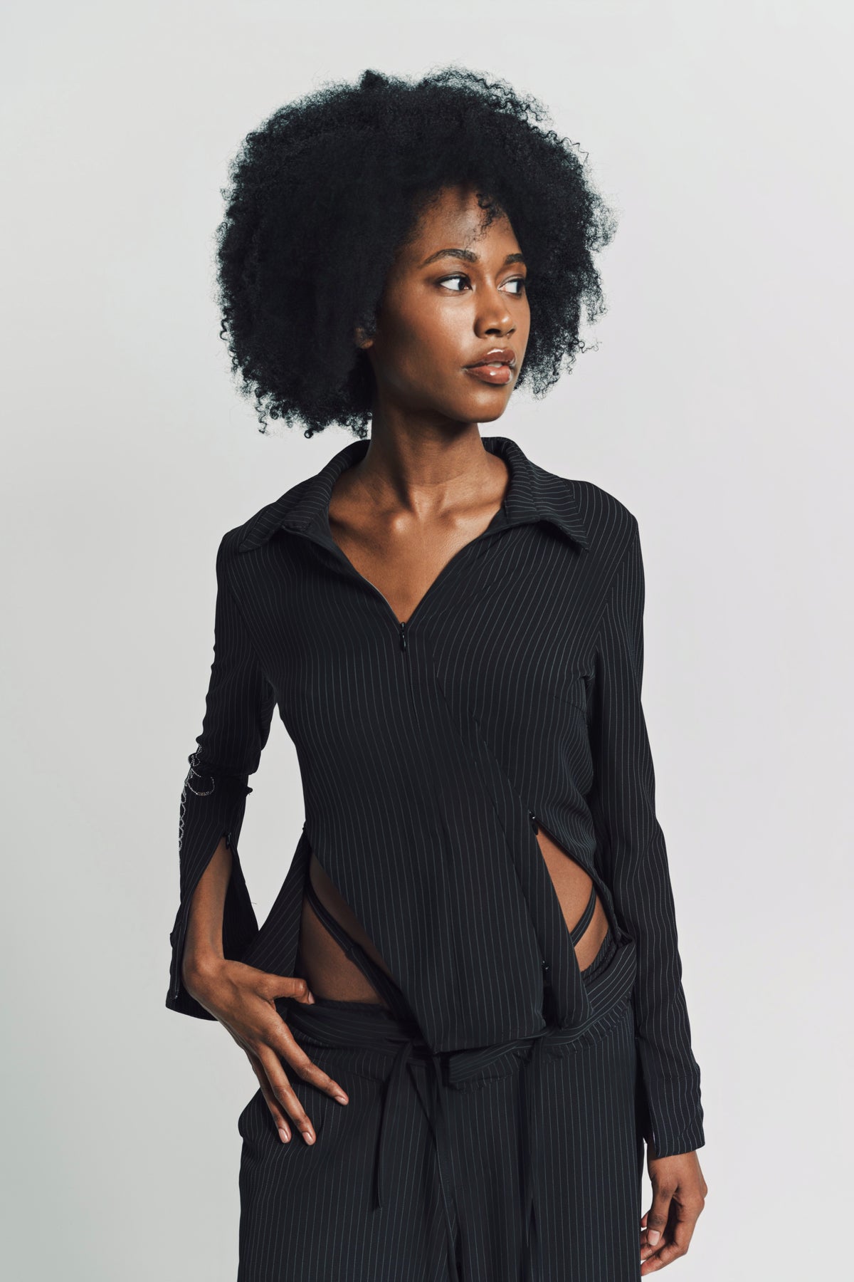 OTTOLINGER | FITTED ZIP SHIRT - MAXFIELD LA