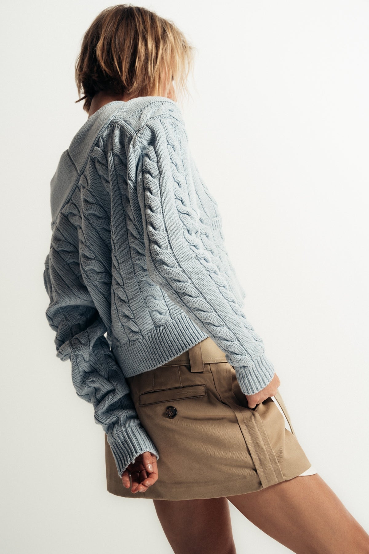 MERYLL ROGGE | SHRUNKEN CARDIGAN - MAXFIELD LA