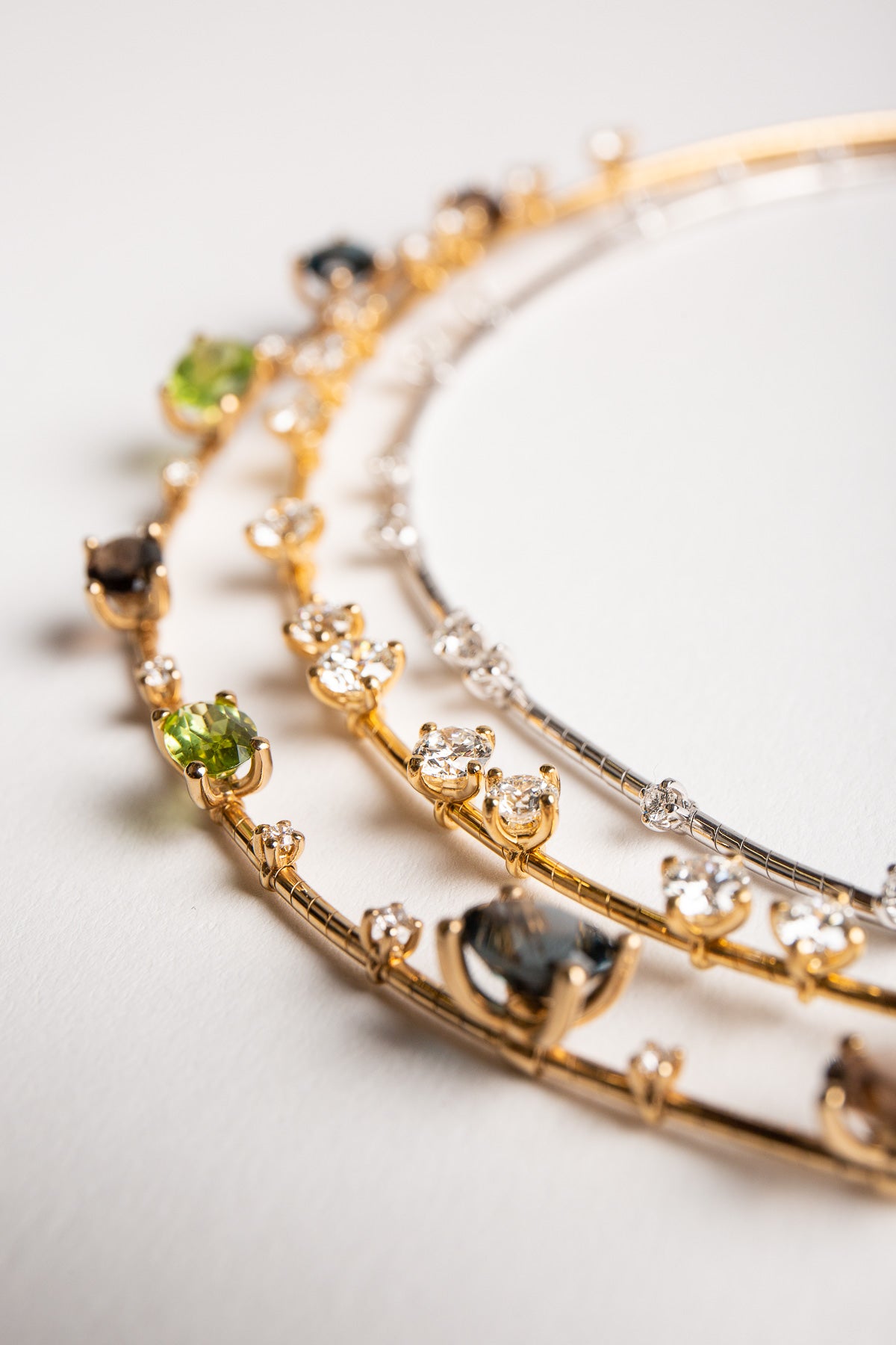 MATTIA CIELO | YELLOW GOLD DIAMOND NECKLACE