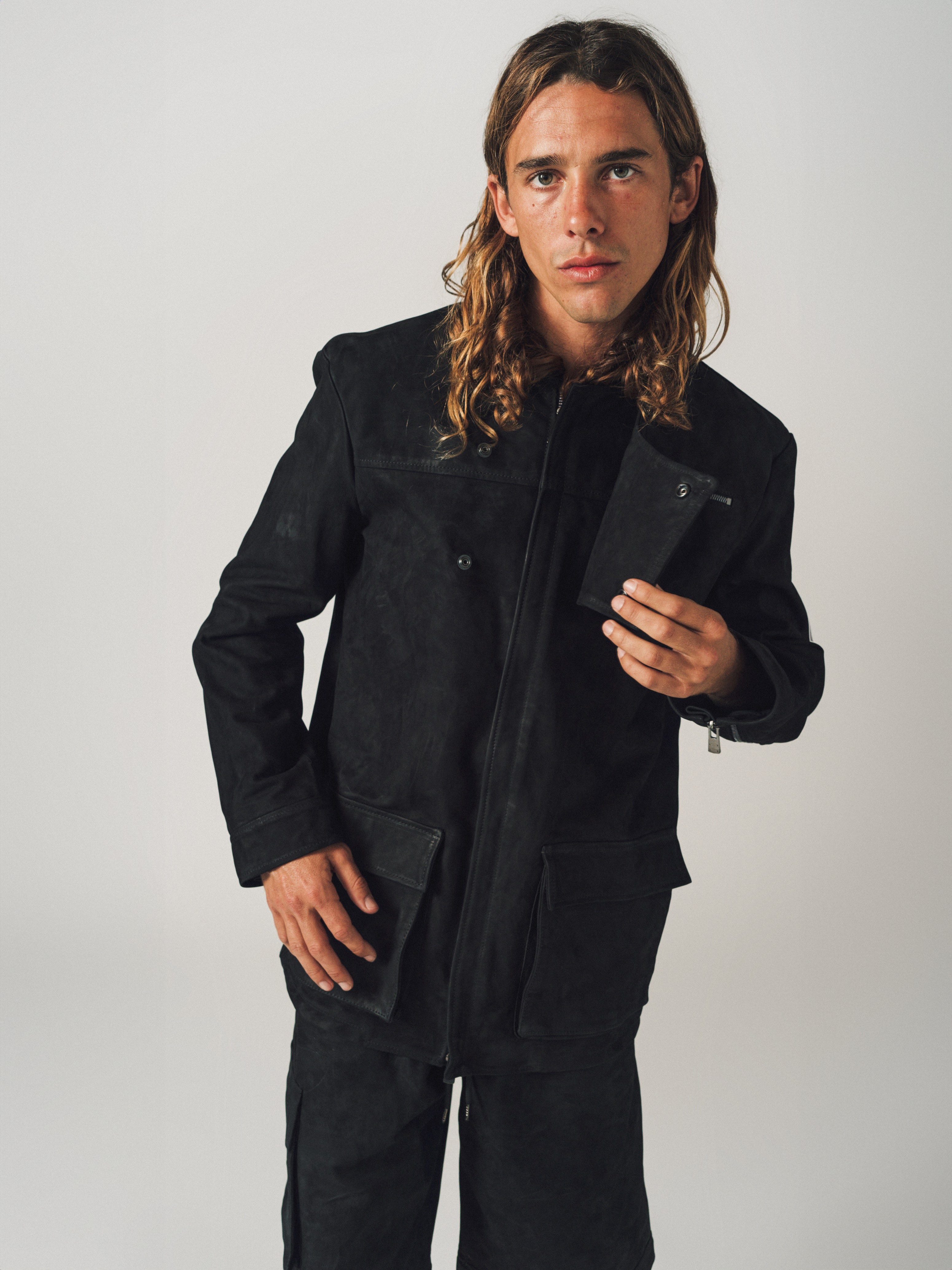 GUIDI | VINTAGE HORSE LEATHER DOUBLE POCKET JACKET - MAXFIELD LA