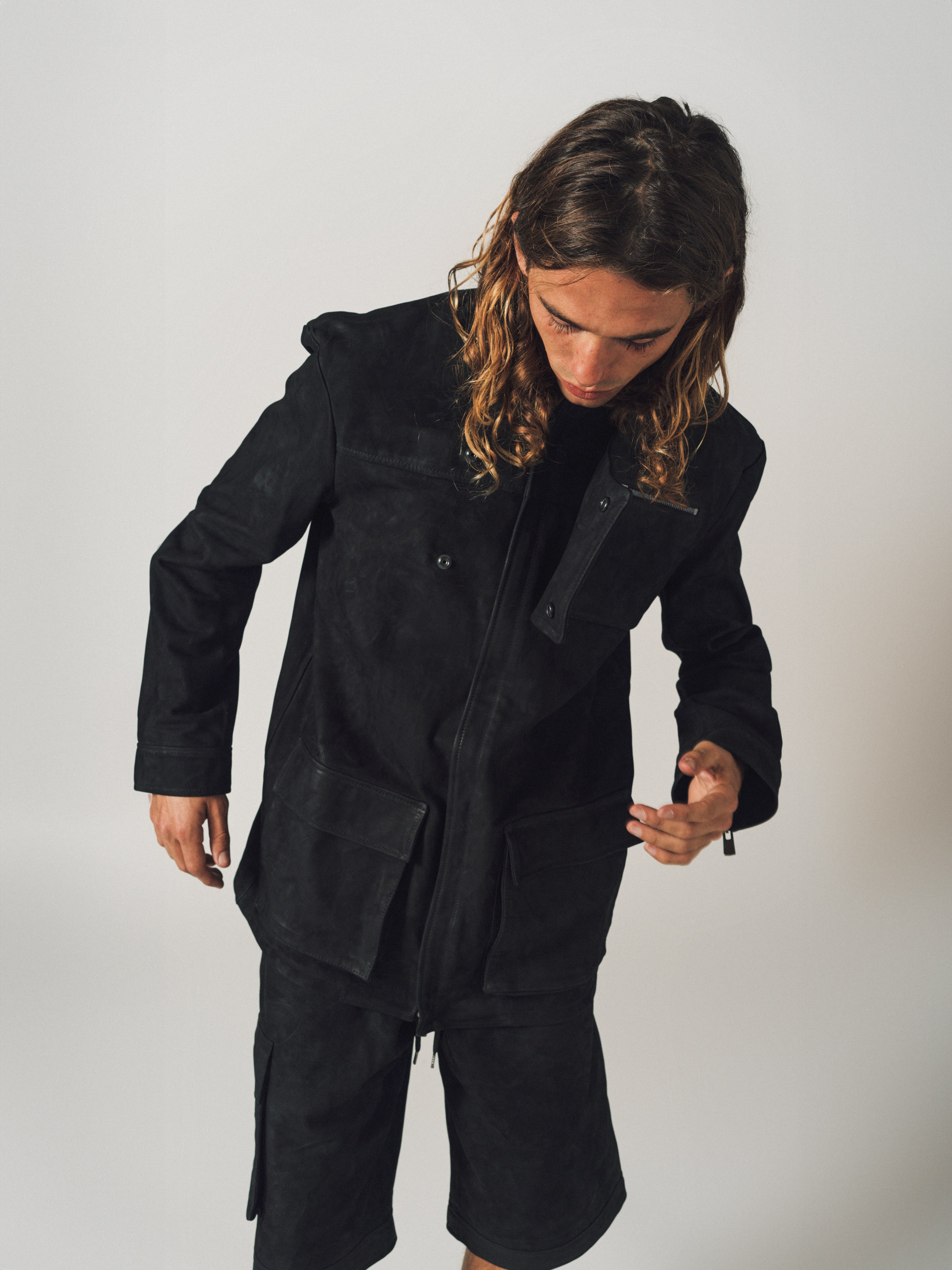 GUIDI | VINTAGE HORSE LEATHER DOUBLE POCKET JACKET - MAXFIELD LA