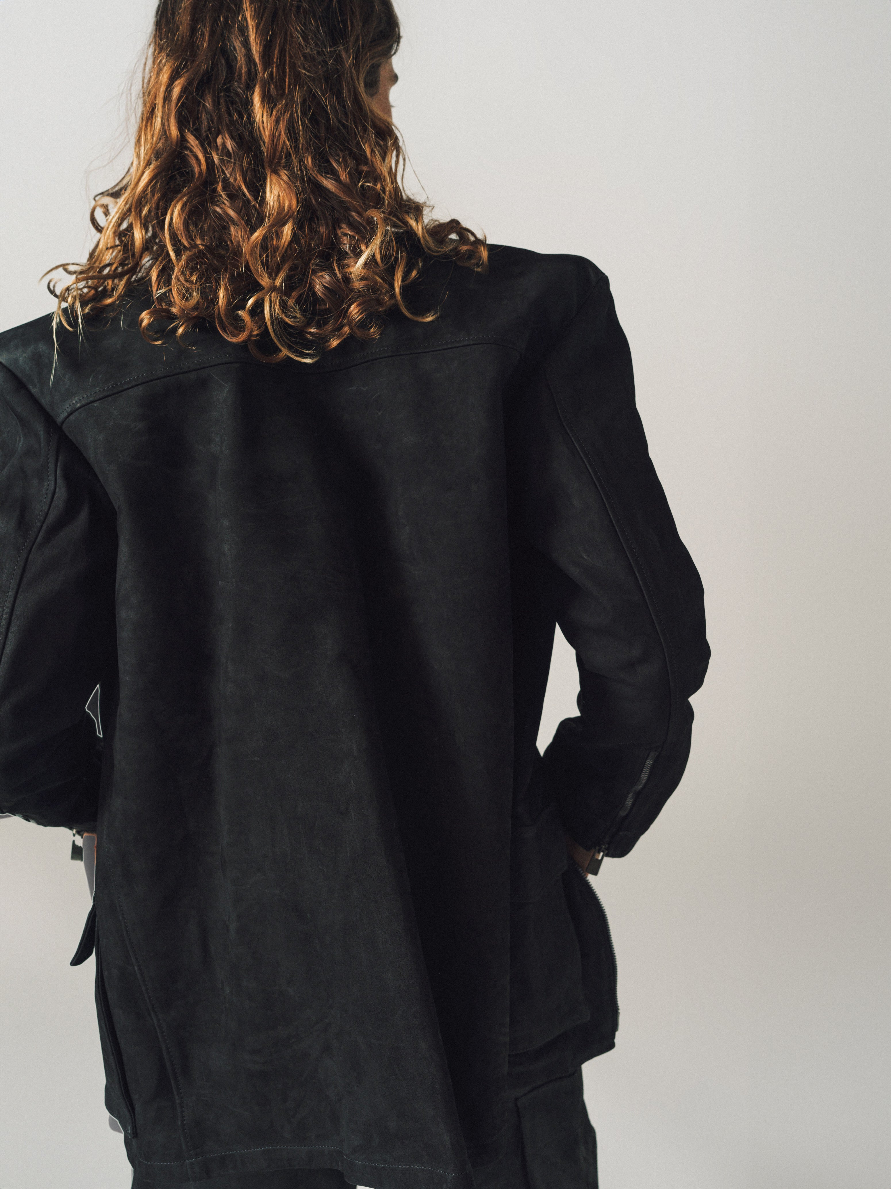 GUIDI | VINTAGE HORSE LEATHER DOUBLE POCKET JACKET - MAXFIELD LA