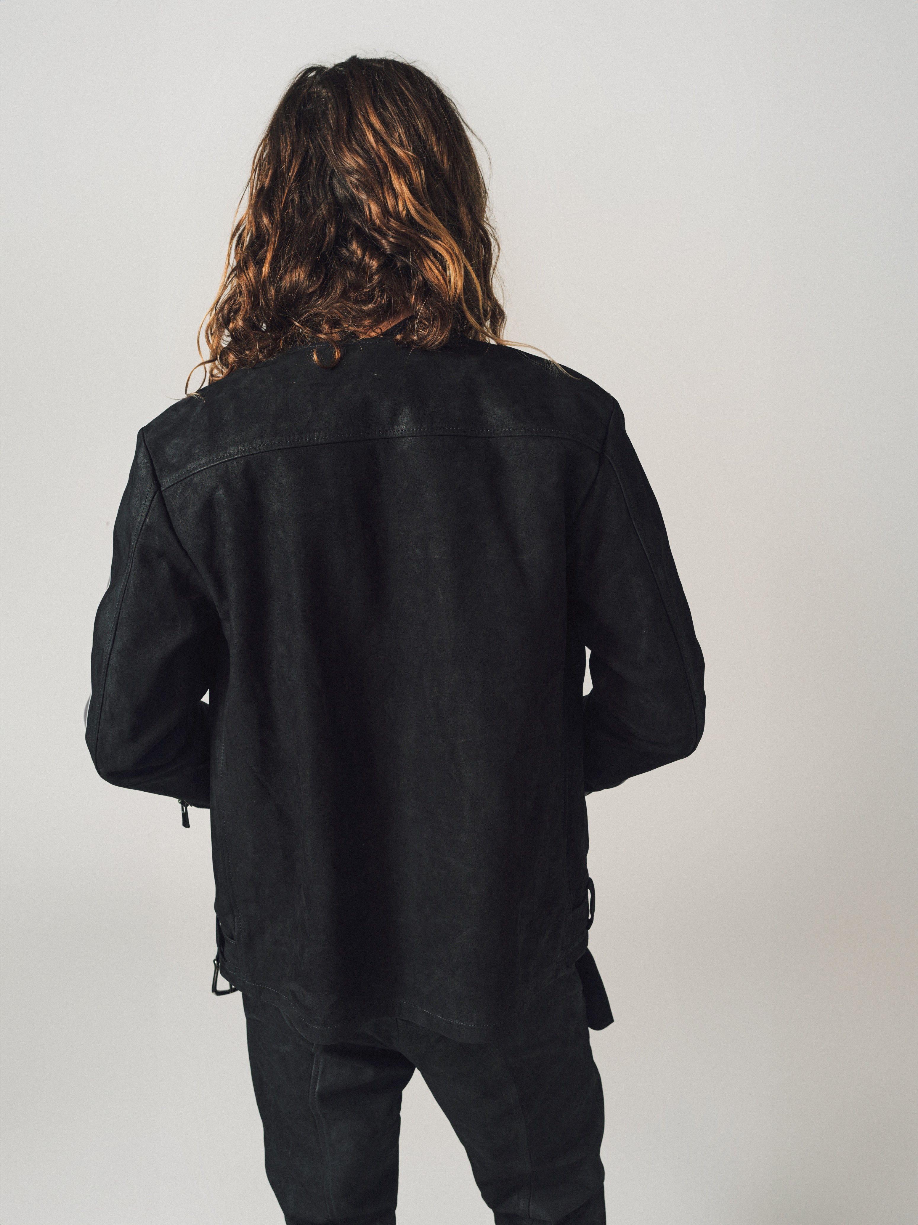 GUIDI | VINTAGE HORSE LEATHER BIKER JACKET - MAXFIELD LA