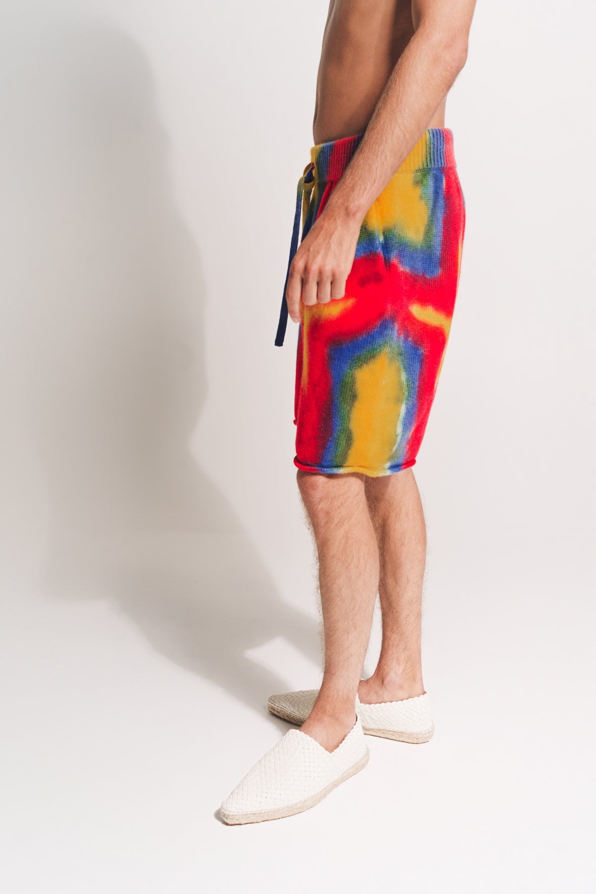 THE ELDER STATESMAN | PAINTED FLORAL SHORTS - MAXFIELD LA