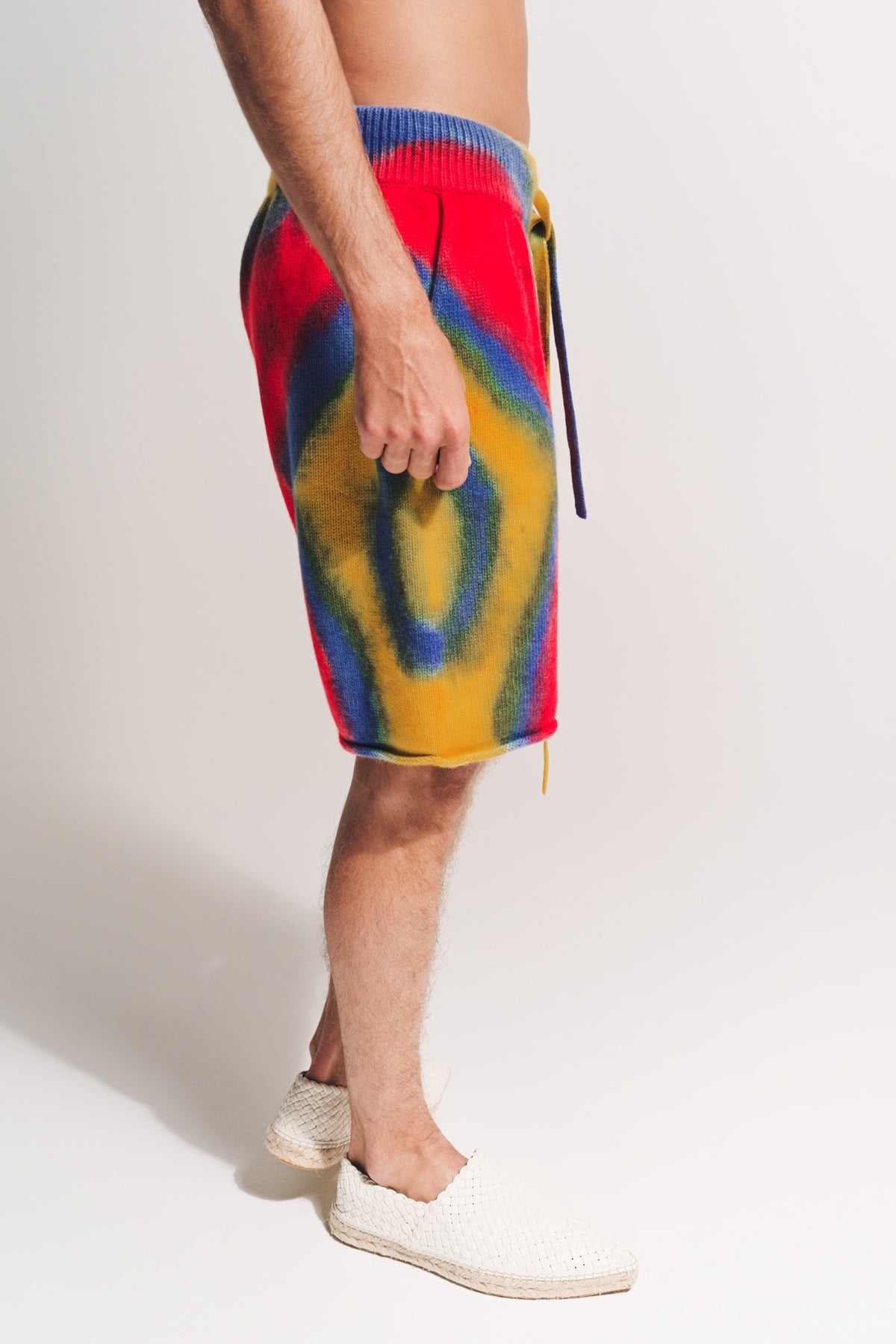 THE ELDER STATESMAN | PAINTED FLORAL SHORTS - MAXFIELD LA