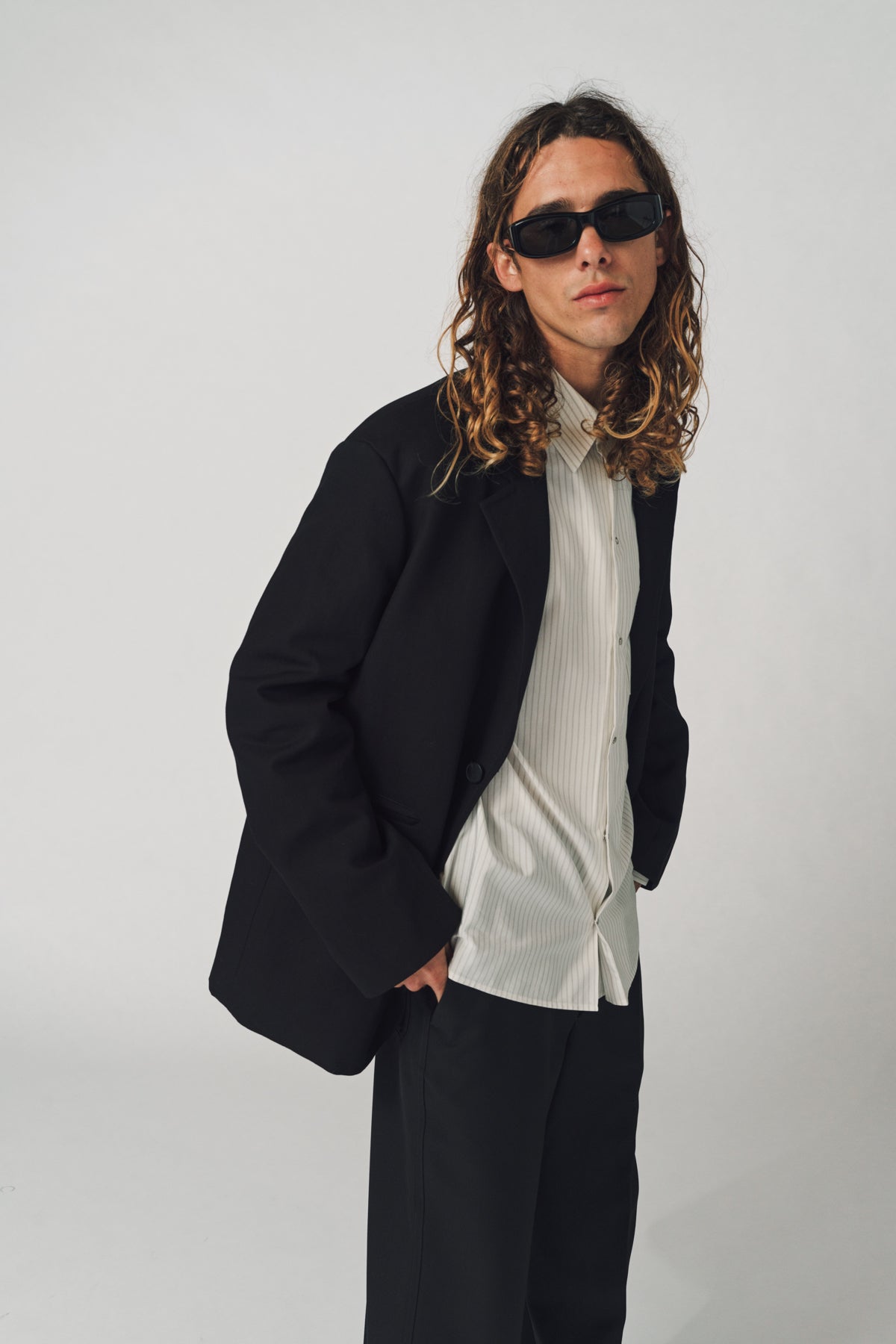 LANVIN | DECONSTRUCTED JACKET - MAXFIELD LA