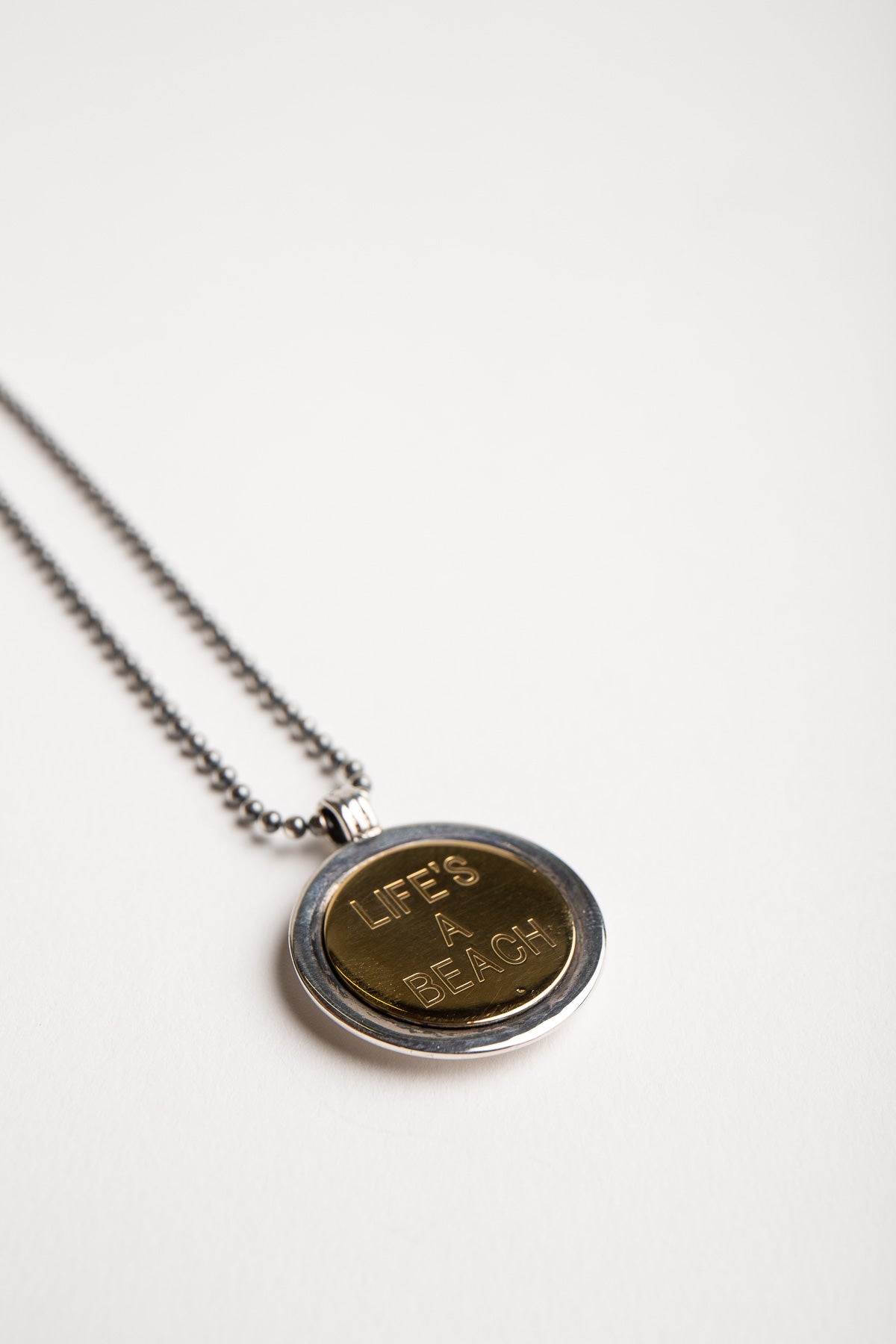 BLIND MAN TOGS | 18K YELLOW GOLD & SILVER TIFFANY&CO BEACH DOUBLE NECKLACE