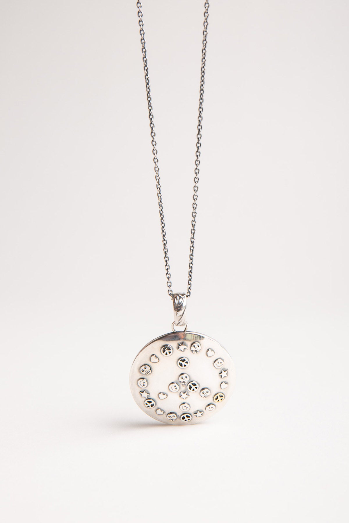 BLIND MAN TOGS | 18K YELLOW GOLD & SILVER TIFFANY&CO MIRROR DOUBLE NECKLACE
