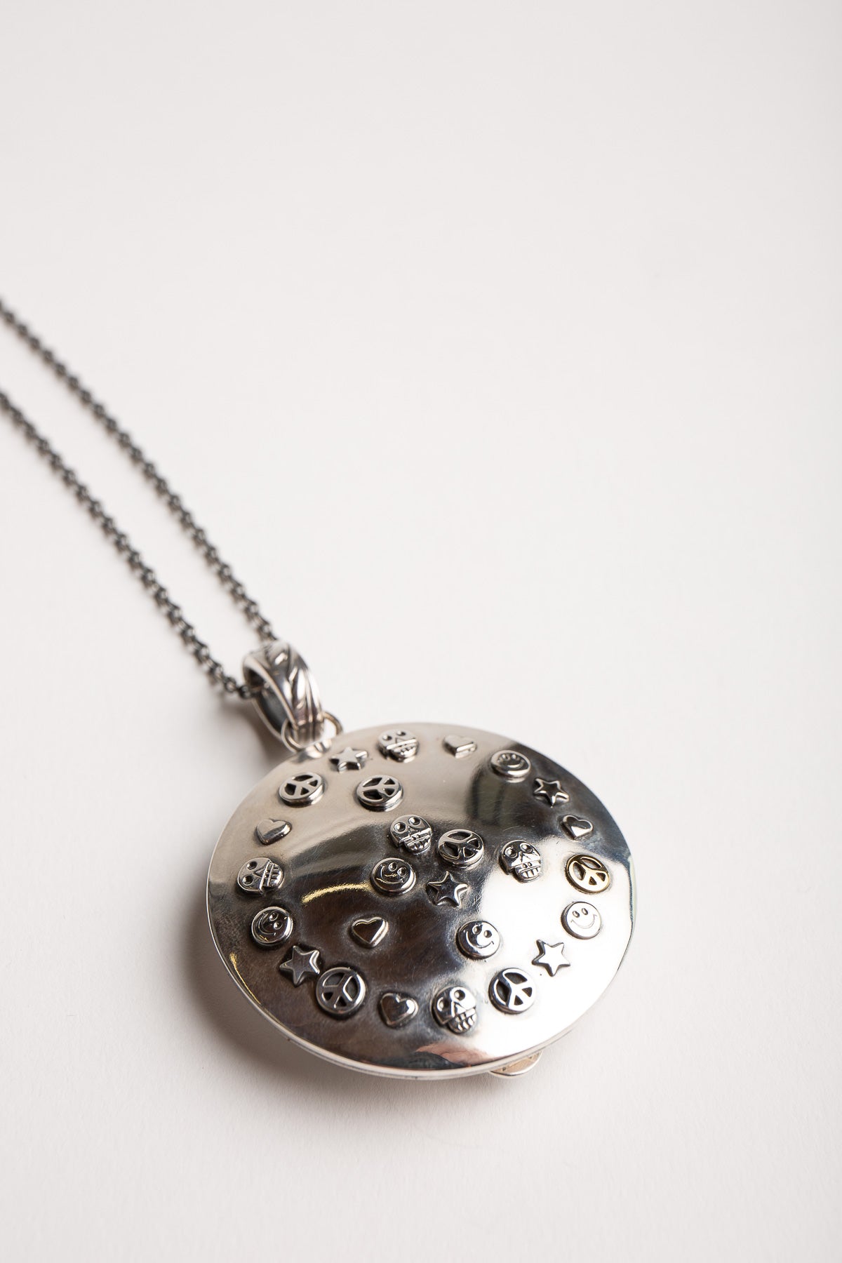BLIND MAN TOGS | 18K YELLOW GOLD & SILVER TIFFANY&CO MIRROR DOUBLE NECKLACE