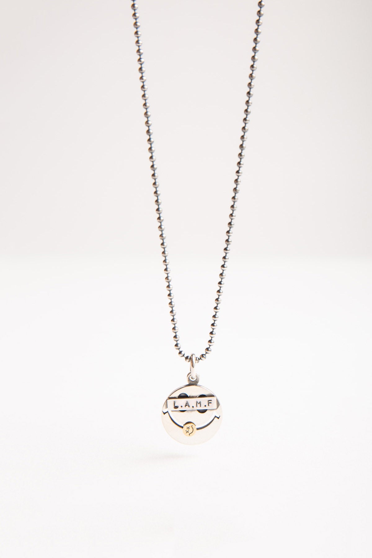BLIND MAN TOGS | 18K YELLOW GOLD & SILVER TIFFANY&CO L.A.M.F. NECKLACE