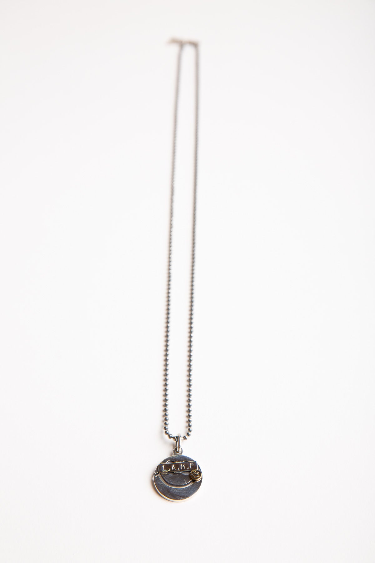 BLIND MAN TOGS | 18K YELLOW GOLD & SILVER TIFFANY&CO L.A.M.F. NECKLACE