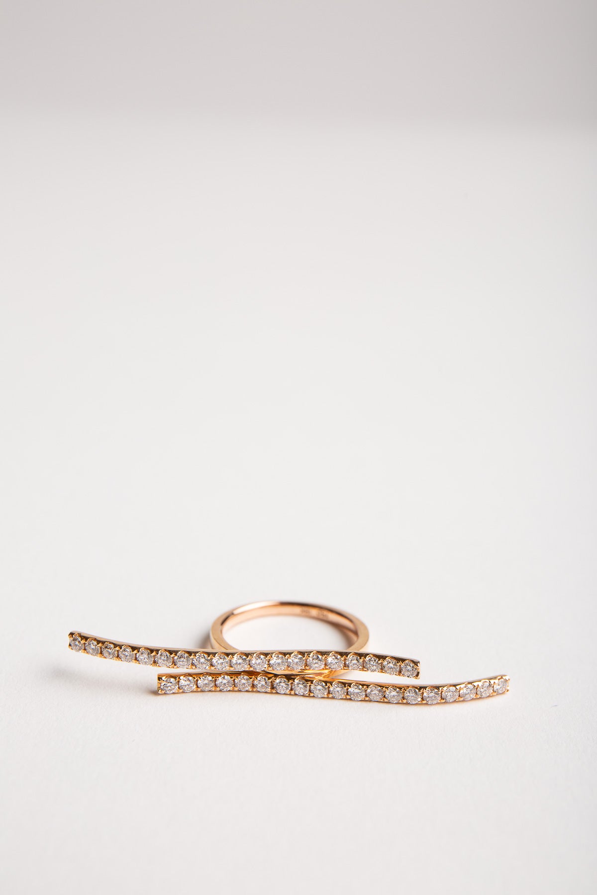 STEFERE | 18K ROSE GOLD 1.5 DIAMOND RING